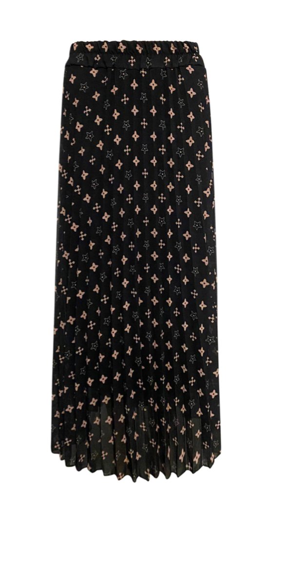 Printed maxi skirt