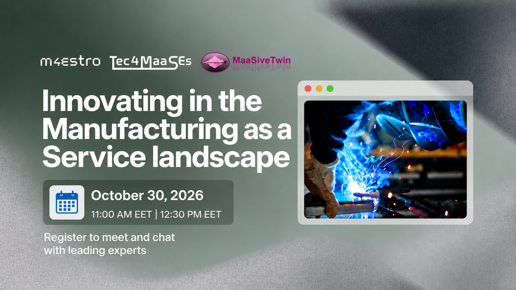 3-part webinar series to learn about latest Manufacturing as a Service innovations