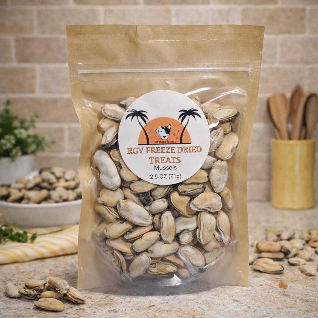 Cooked Freeze Dried Chilean Mussels