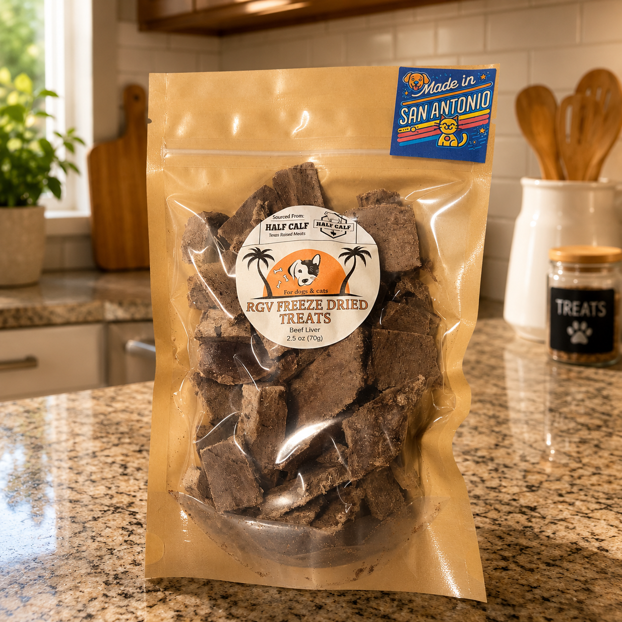 Freeze Dried Raw Beef Liver - Texas Raised Beef