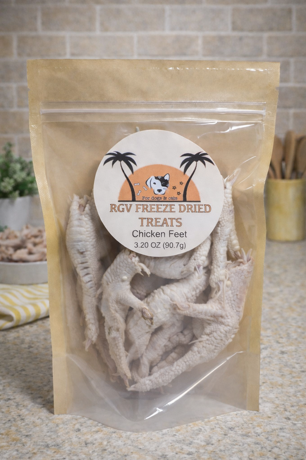 Raw Freeze-Dried Chicken Feet Chews