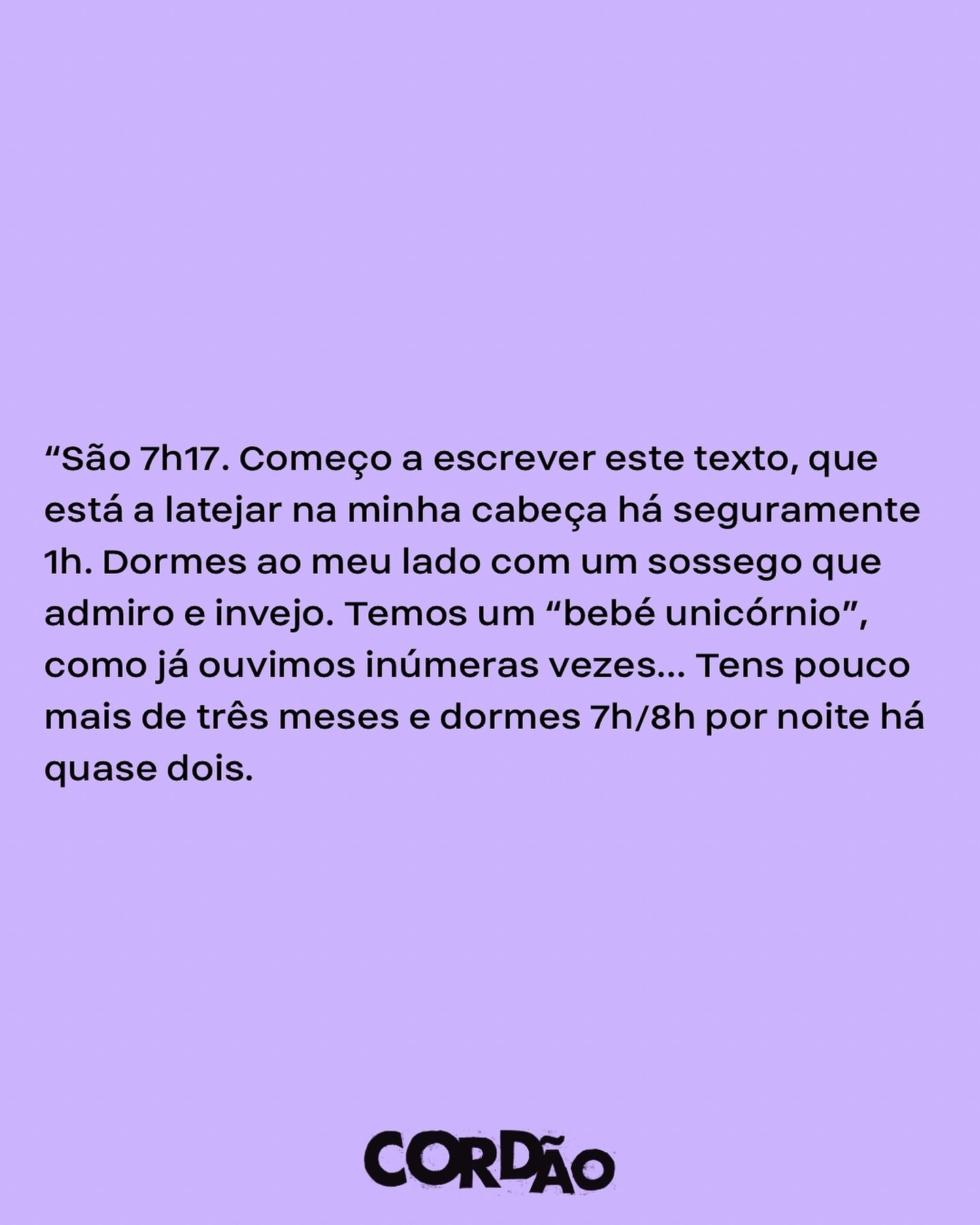 &laquo;Se eu quisesse enlouquecia&hellip;&raquo;, texto an&oacute;nimo

#di&aacute;riocomunit&aacute;rio
#maternidade
#p&oacute;s-parto
