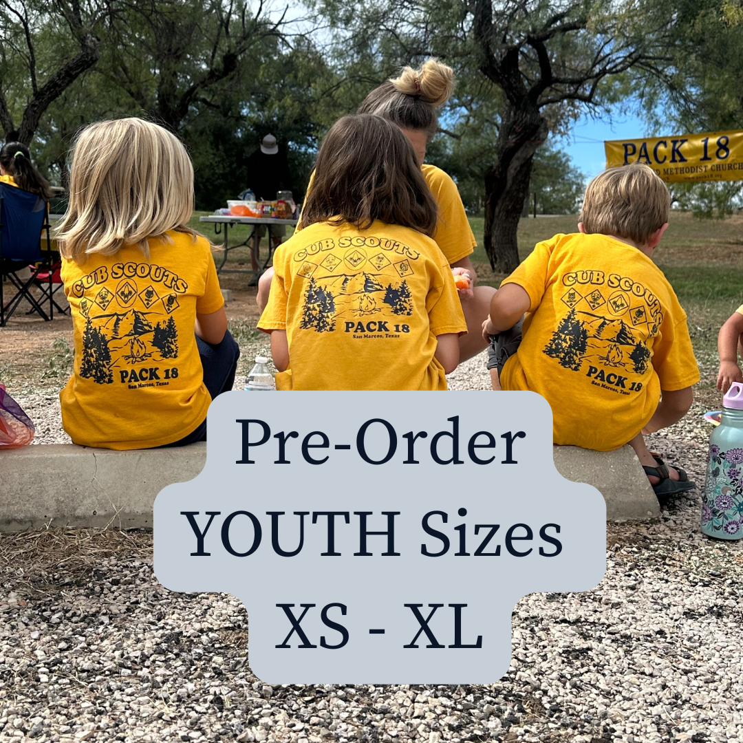 Fall Pre-order Youth Pack Shirt Size Medium