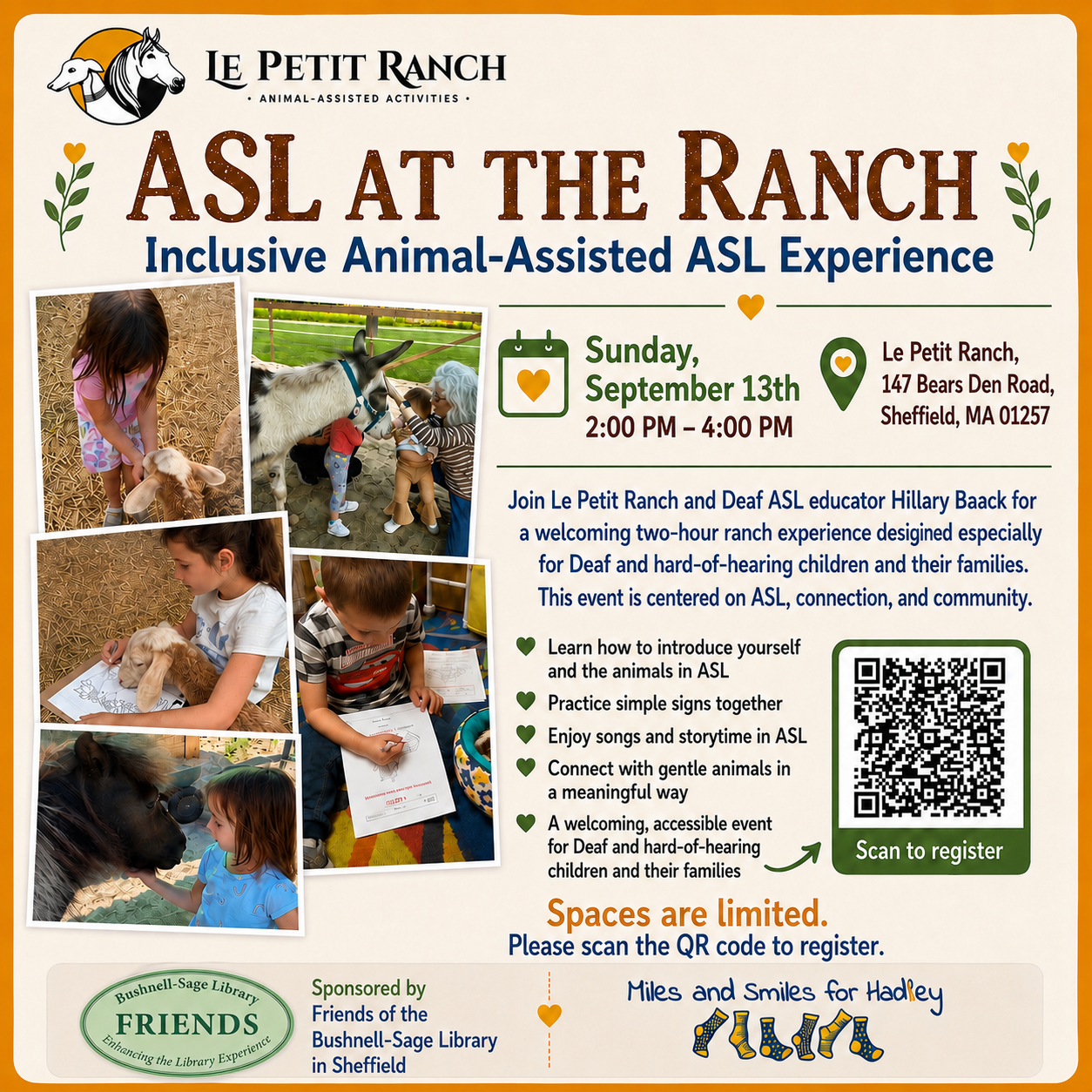 Inclusive Animal-Assisted ASL Ranch Experience