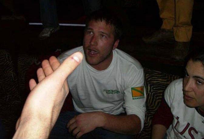 Bode Miller (greatest american alpine skier ever) with Mandostan T-shirt