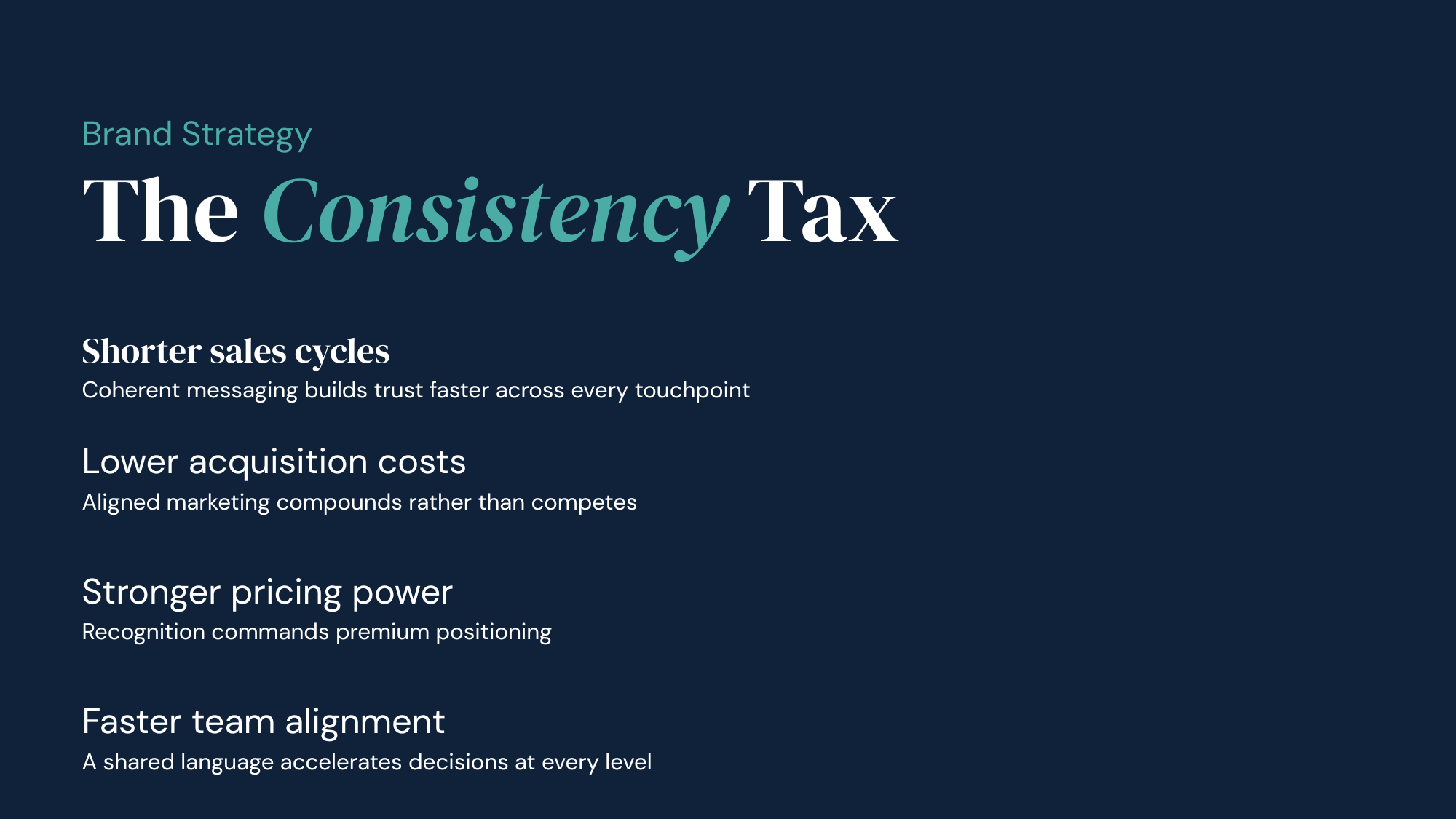 The Consistency Tax: Why brand fragmentation is costing you more than you think