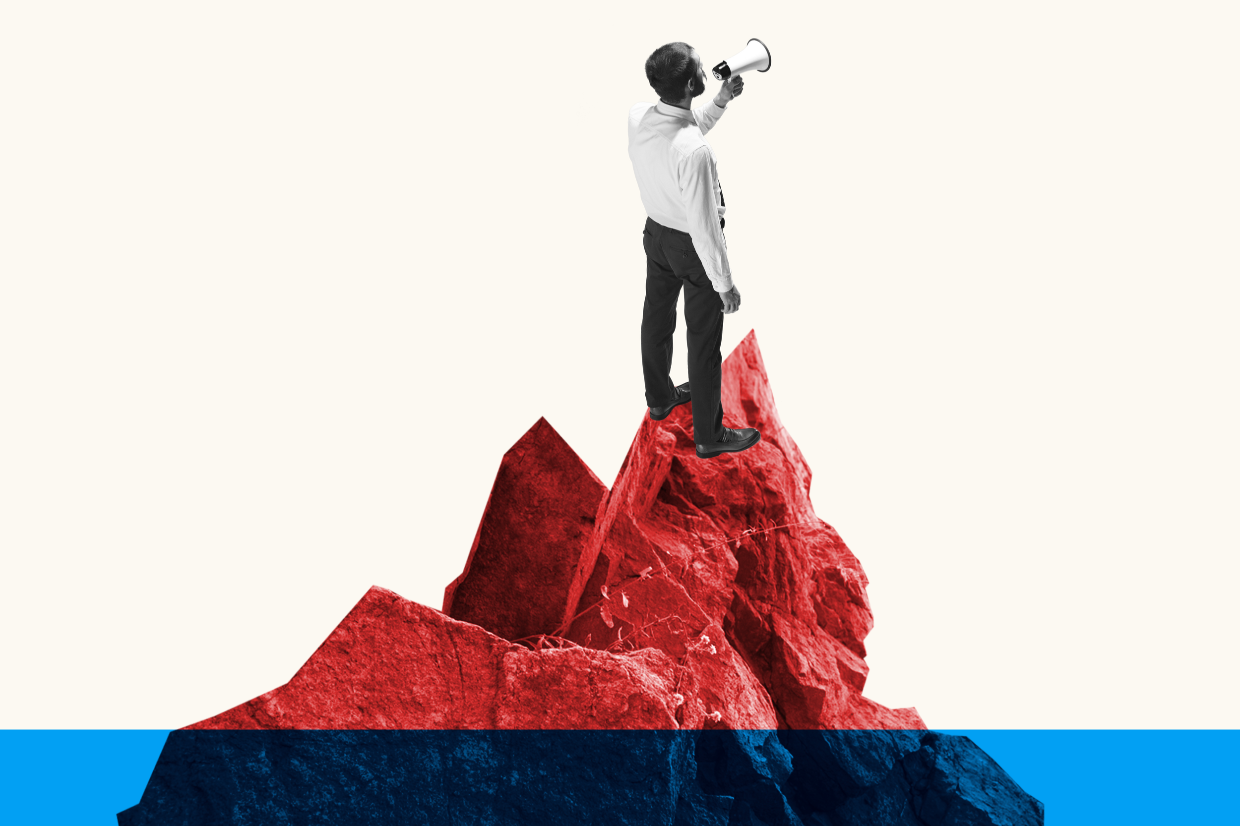 Shouting from the top of the mountain: Where is everyone else?