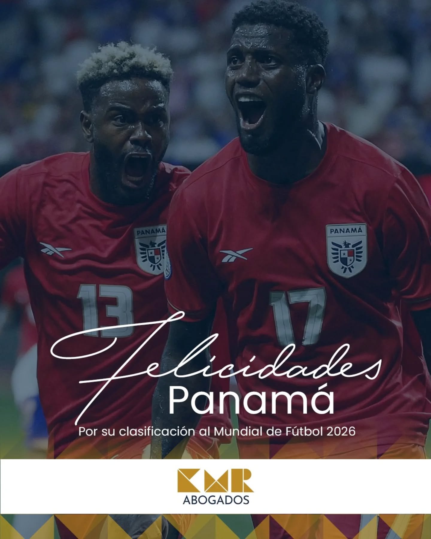 "&iexcl;Panam&aacute; hace historia nuevamente! 🇵🇦⚽

Desde KMR Abogados celebramos con orgullo la clasificaci&oacute;n de nuestra selecci&oacute;n al Mundial. Este logro refleja disciplina, trabajo en equipo y la determinaci&oacute;n que mueve