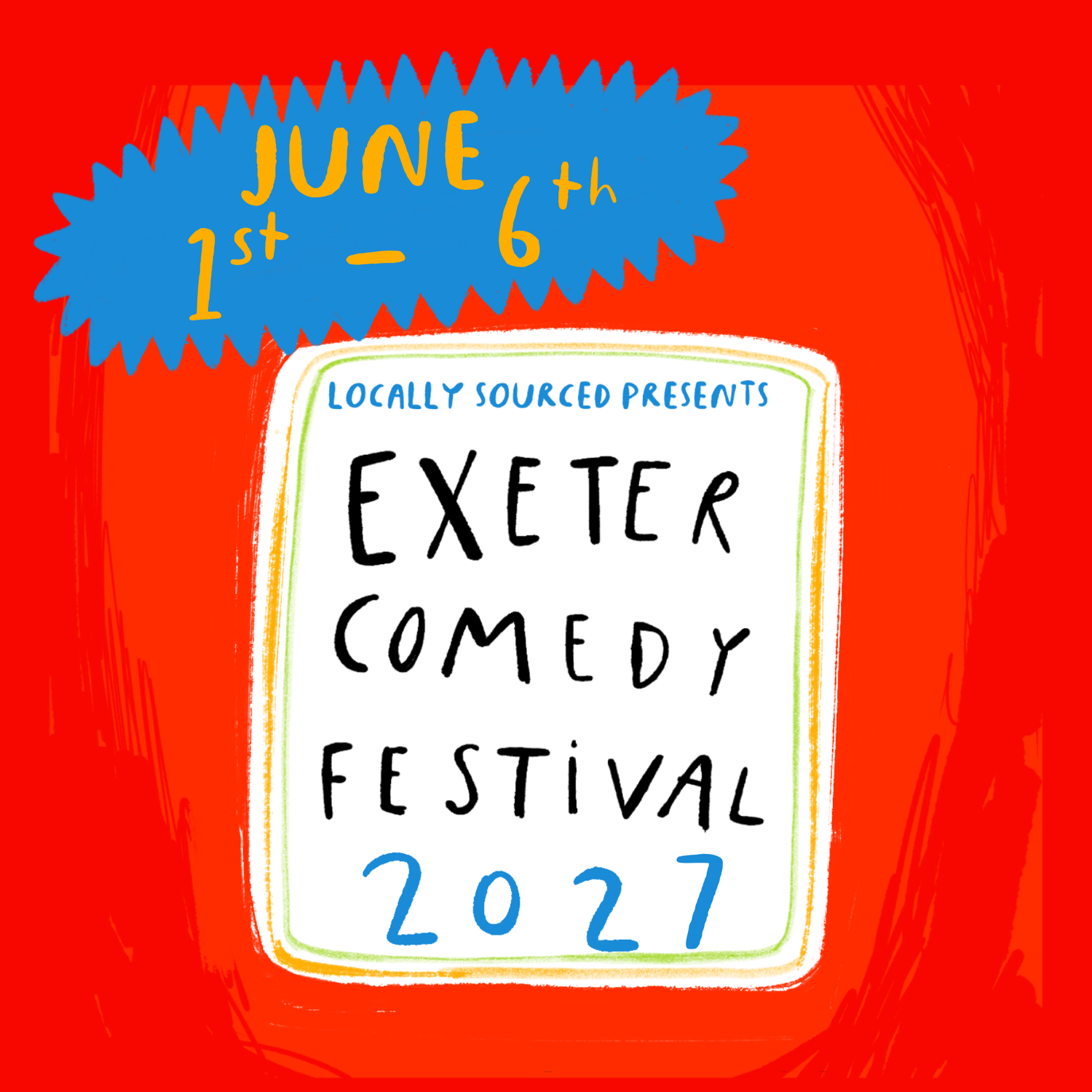 Exeter Comedy Festival JUNE 3rd - 7th 2026