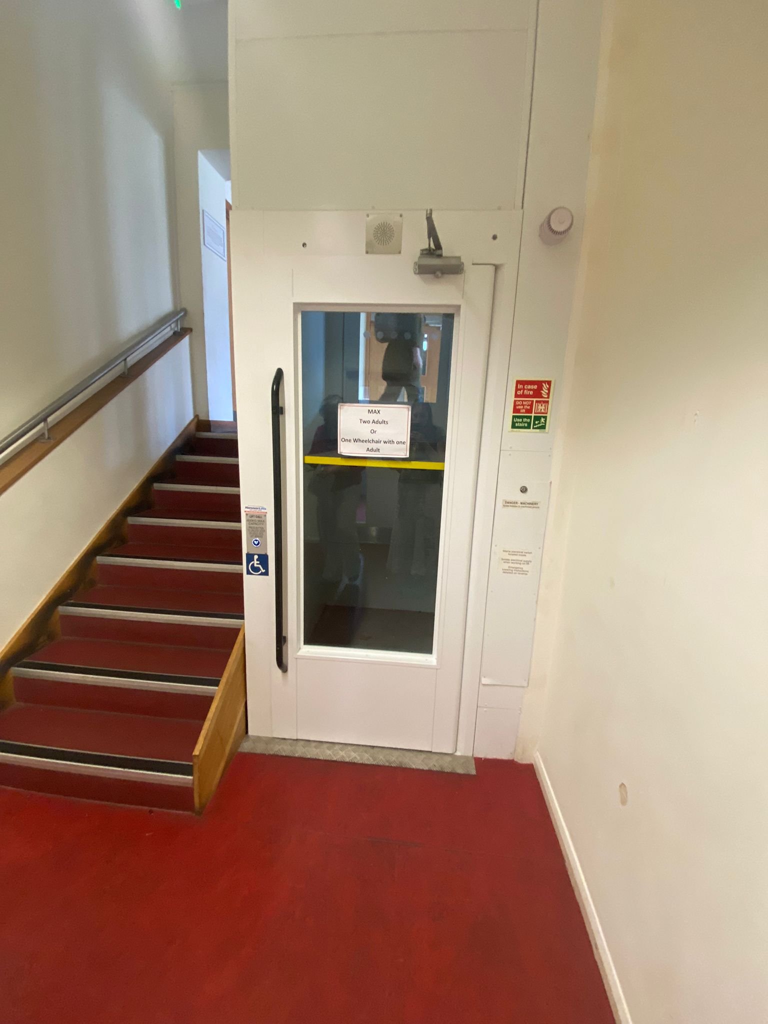 Mint Methodist Church lift
