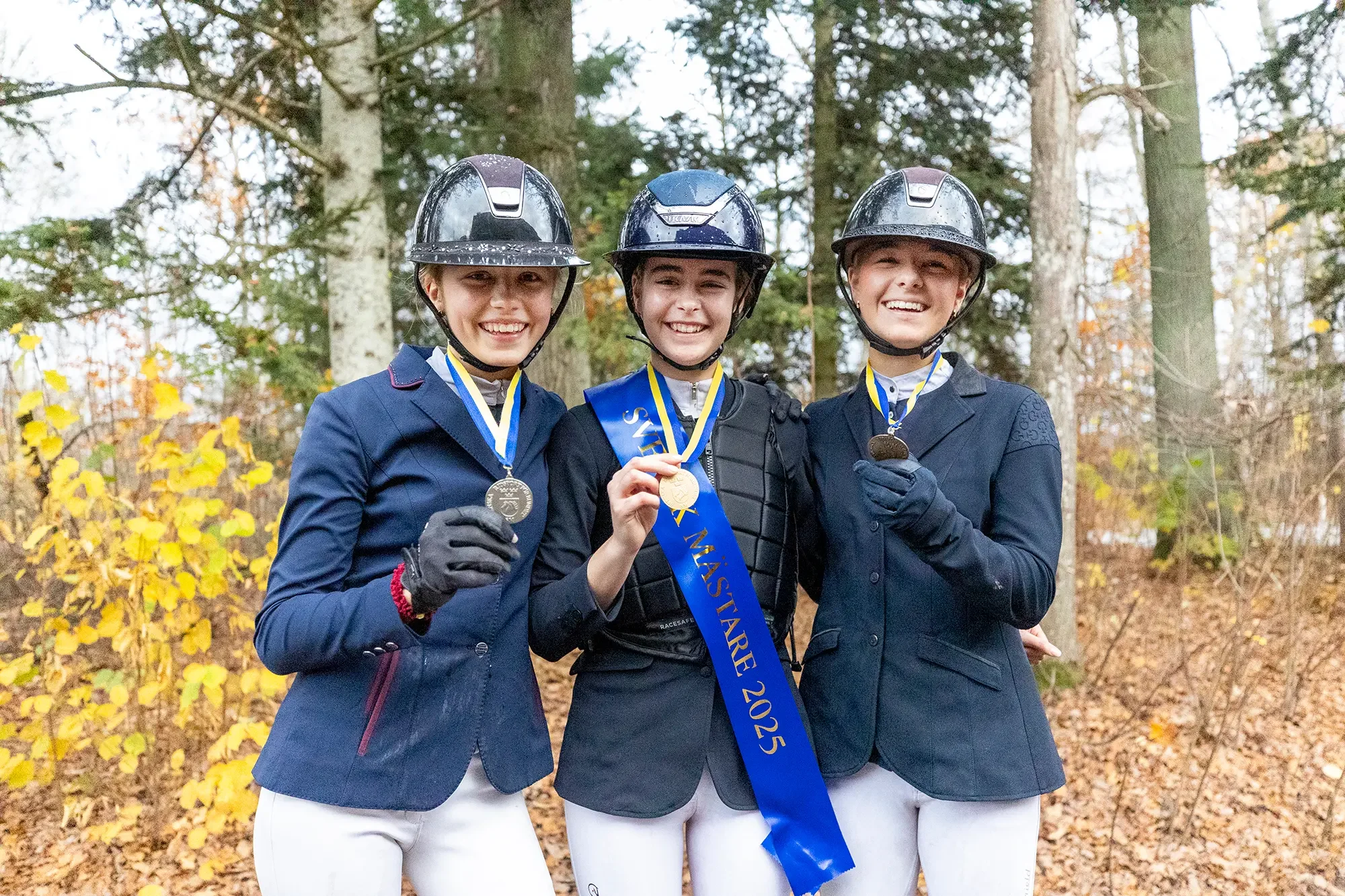 Två Ekeröryttare på SM-pallen