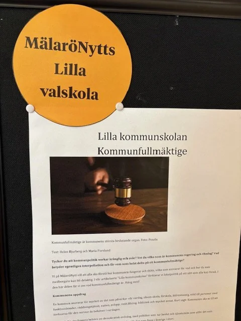 Samarbete ska göra Ekeröborna mer pålästa inför valet