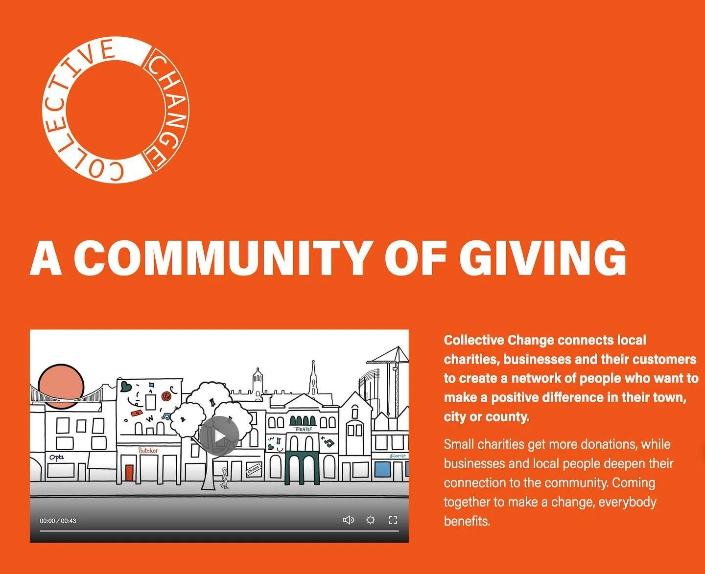 The website is live! Go see it at www.collective-change.org.uk and enjoy the wonderful animation by @cmotiondesign 😊