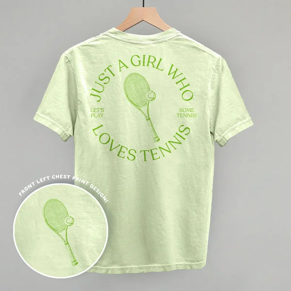 "Just a Girl Who Loves Tennis" T-Shirt