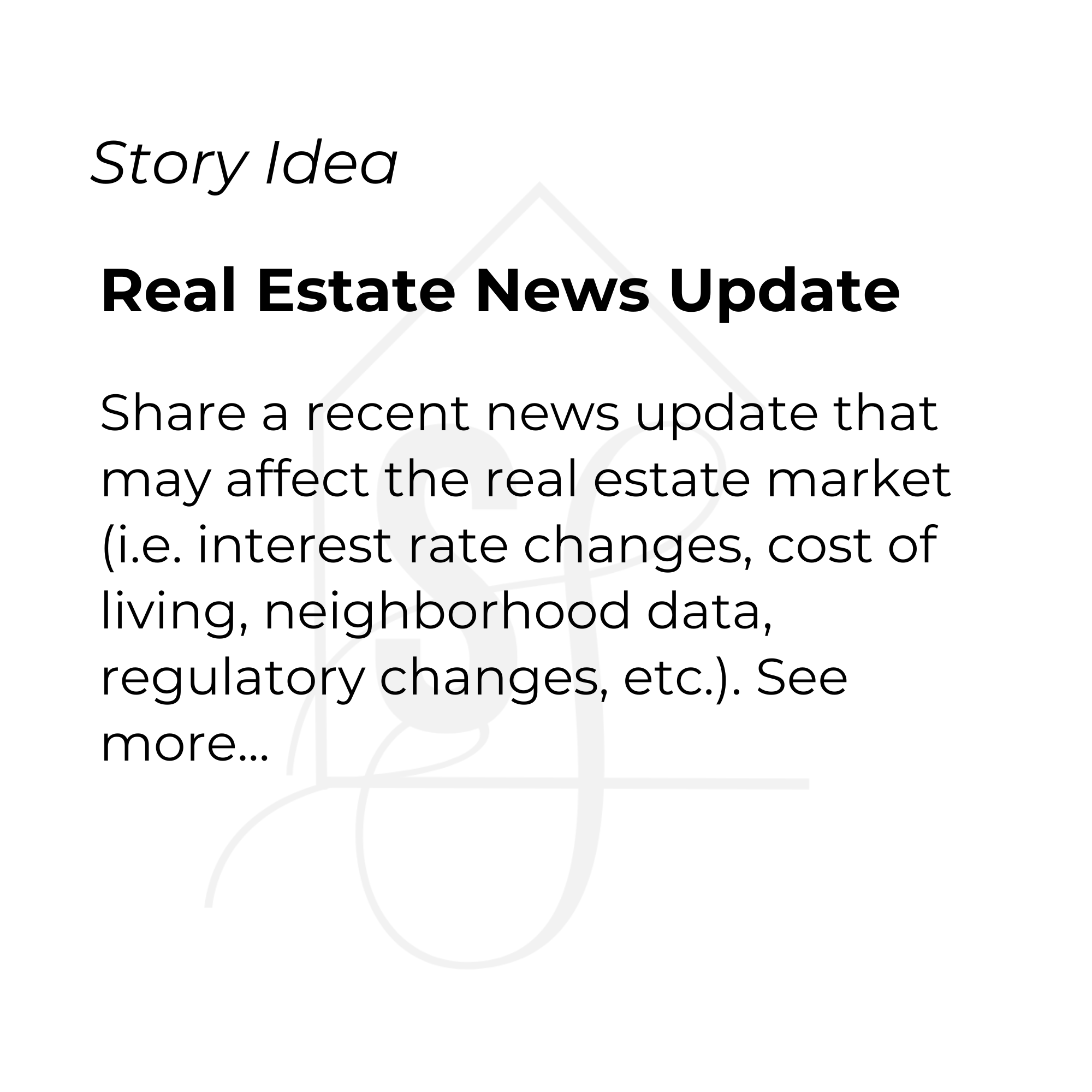 Real Estate News Update
