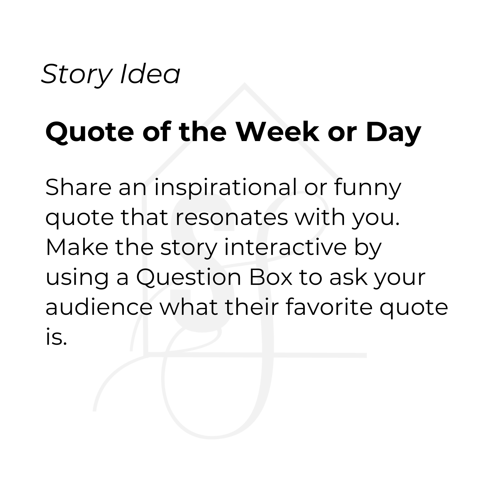 Quote of the [Week or Day]