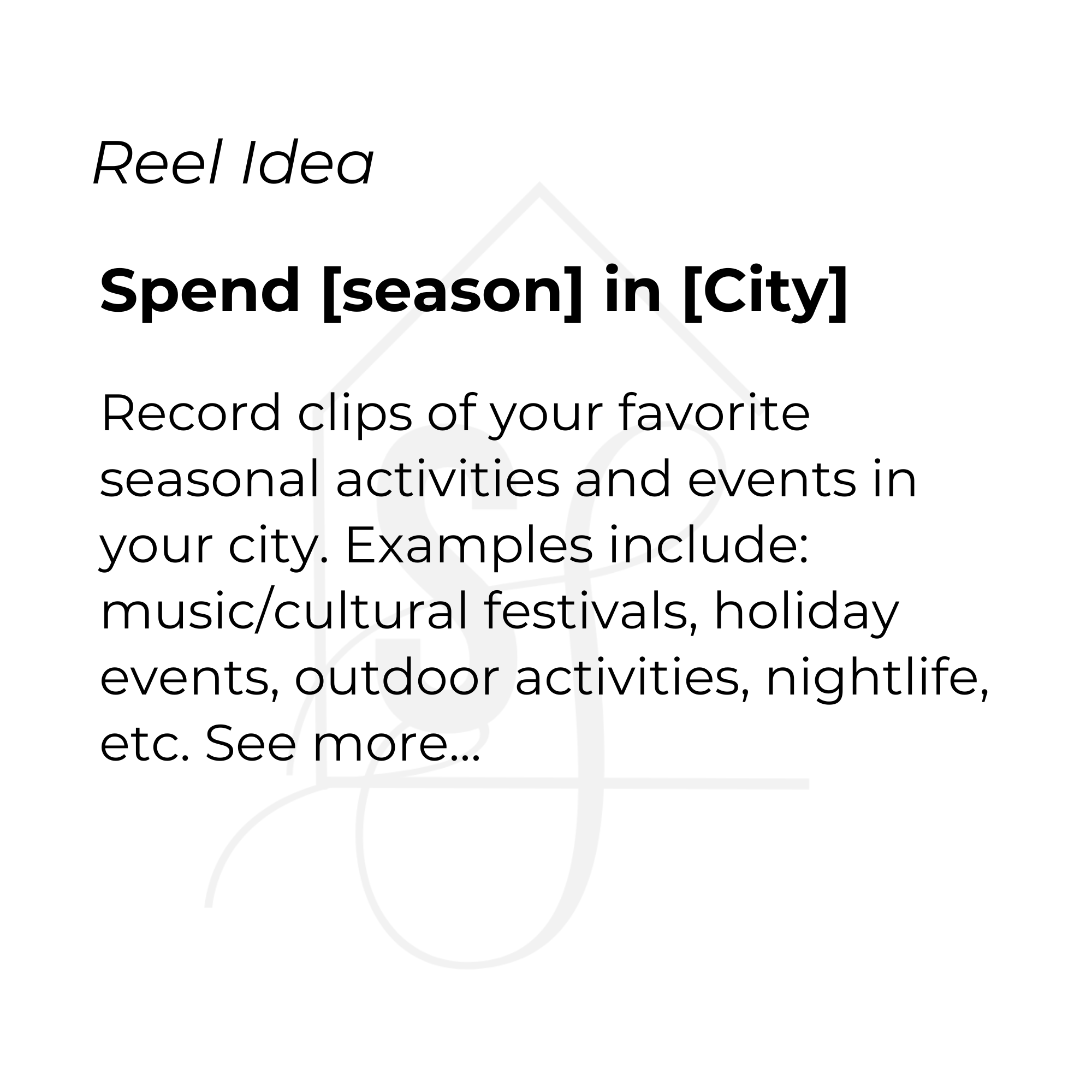 Spend [season] in [City]
