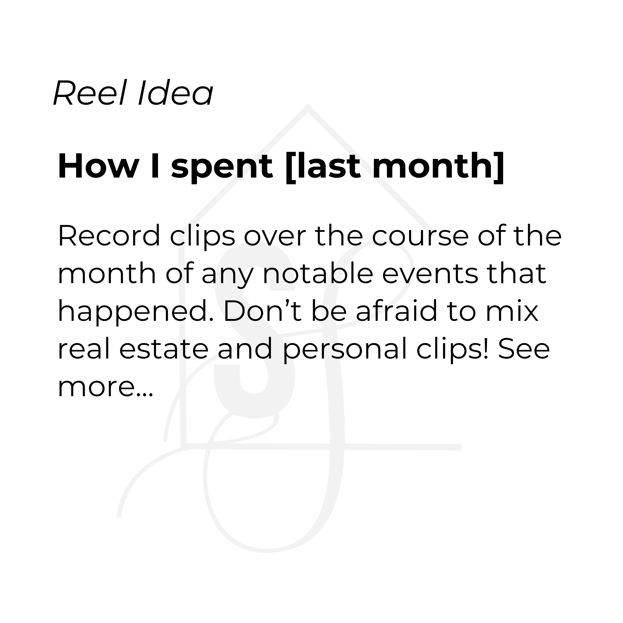 How I spent [last month]