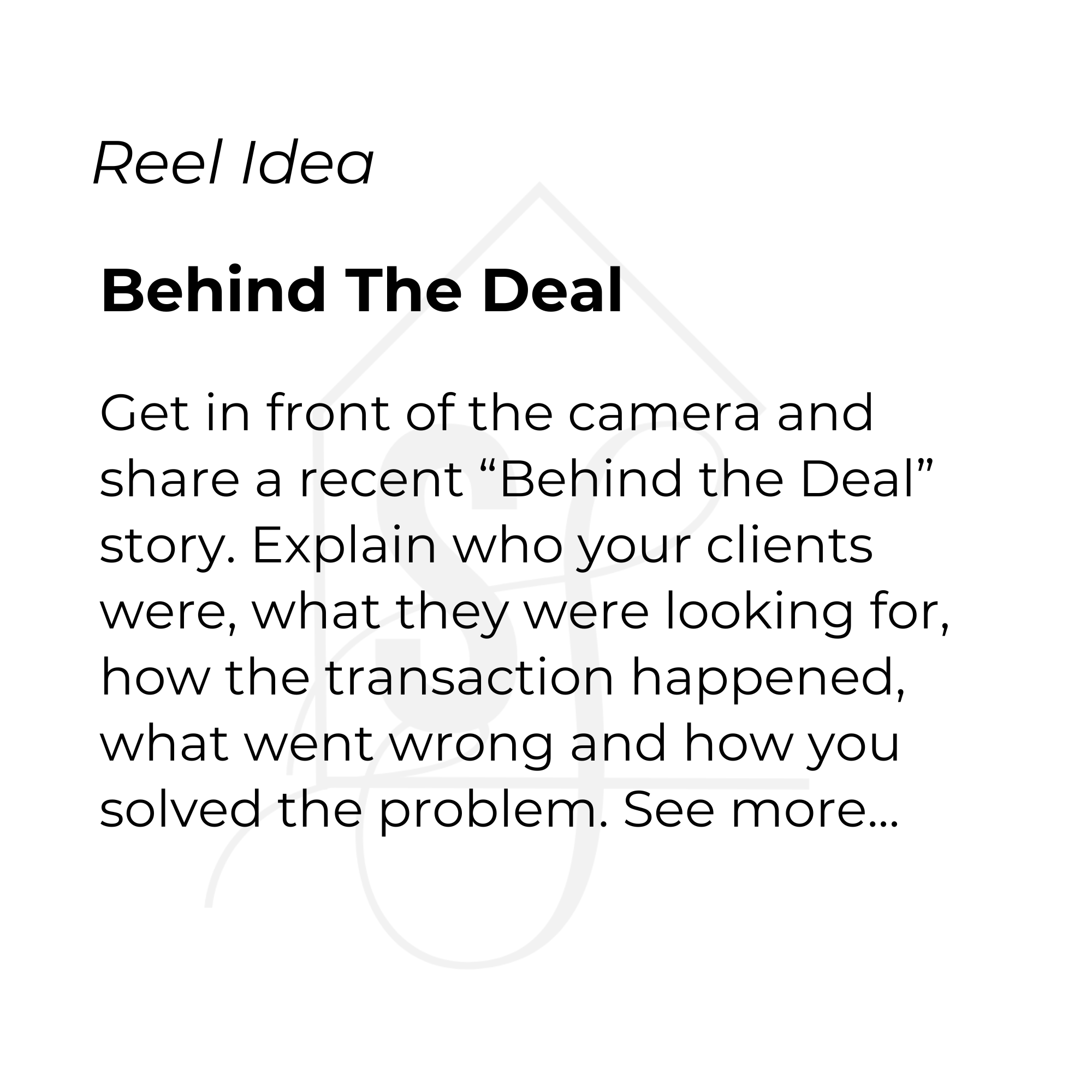 Behind The Deal