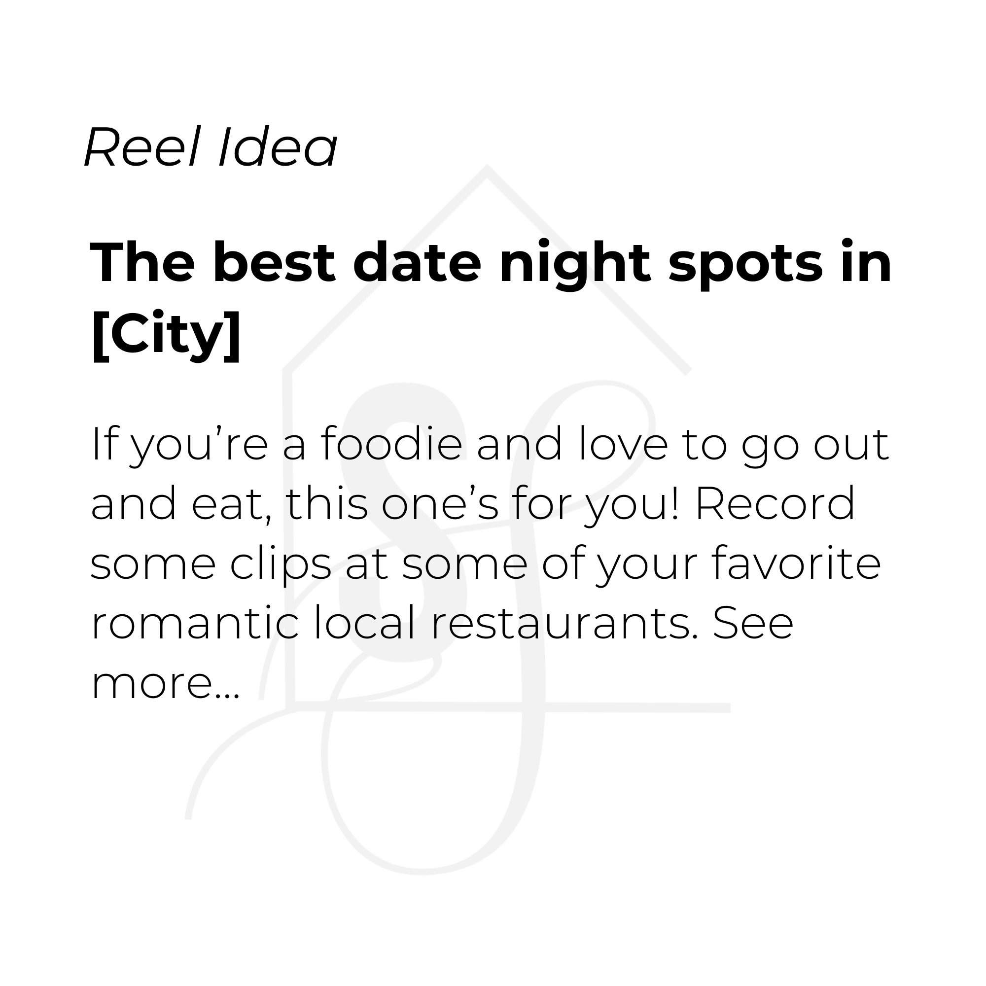 The best date night spots in [City]