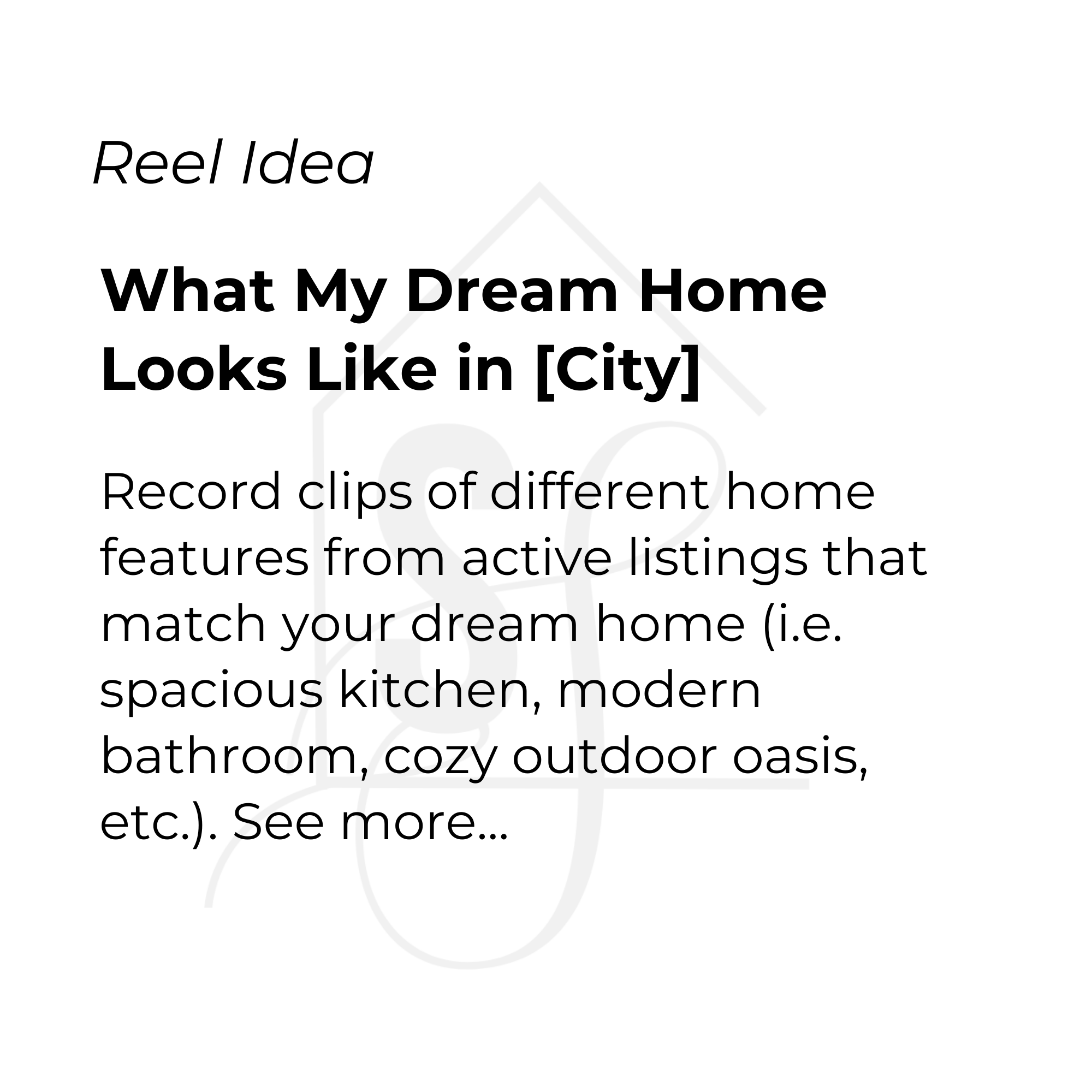 What my dream home looks like in [City]&nbsp;