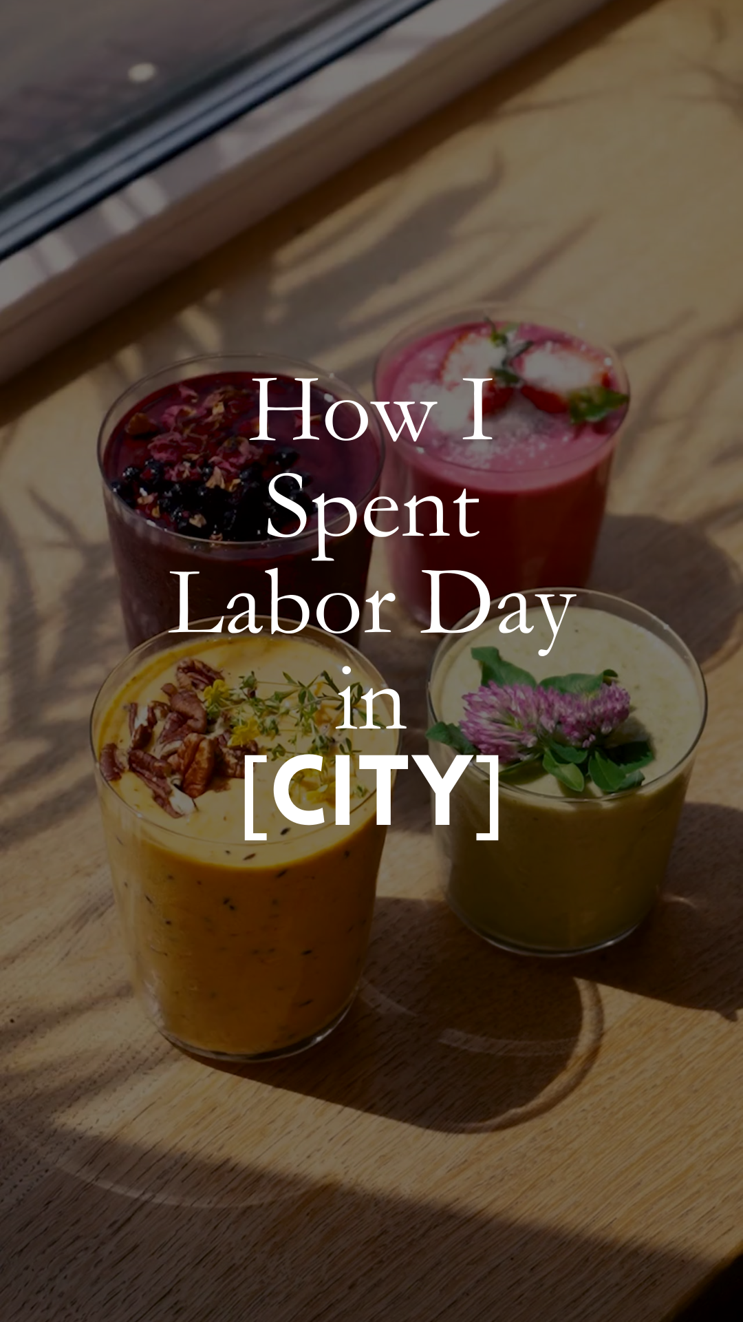 How I spent Labour Day in [City]