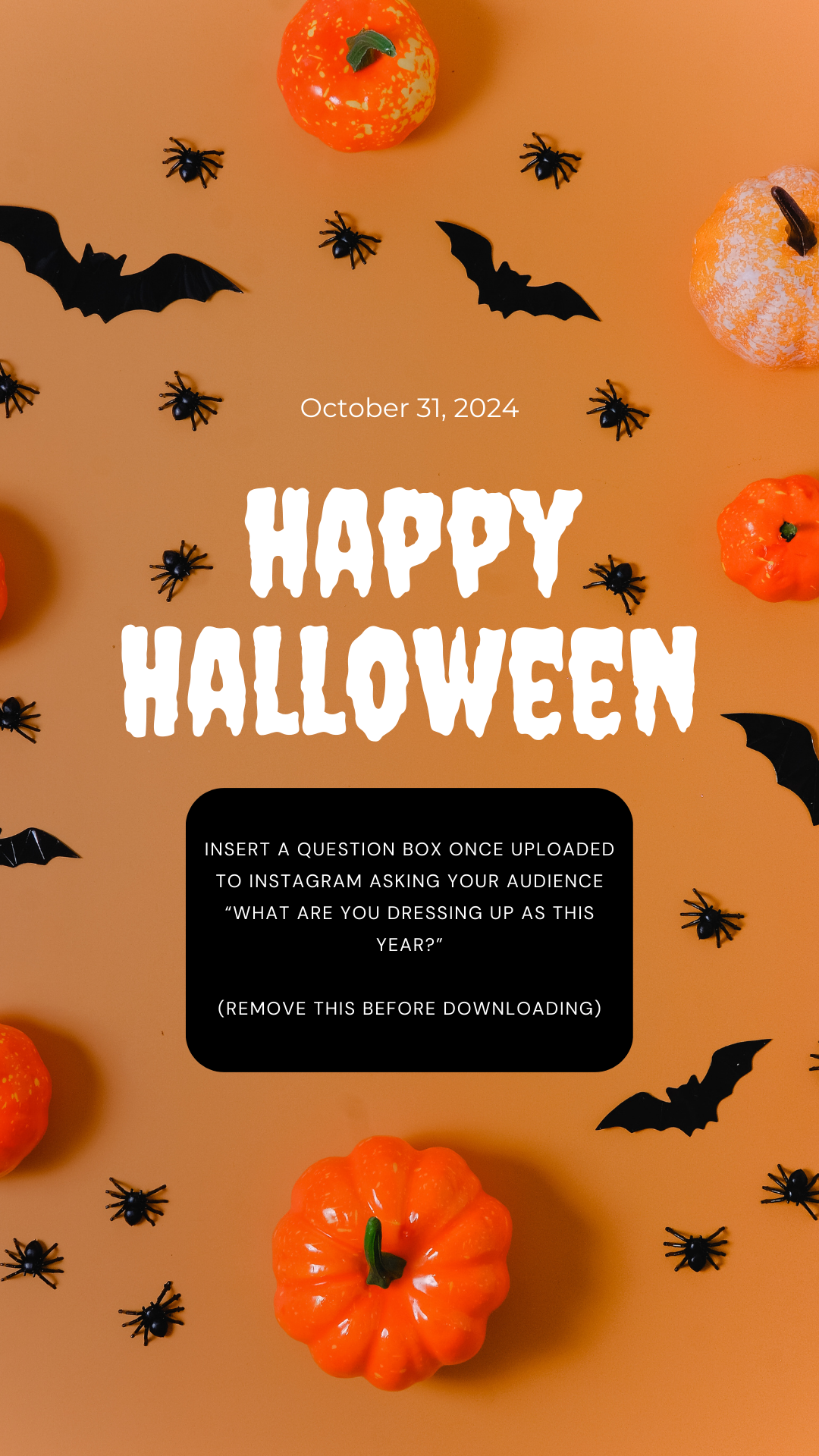 Happy Halloween Story Template