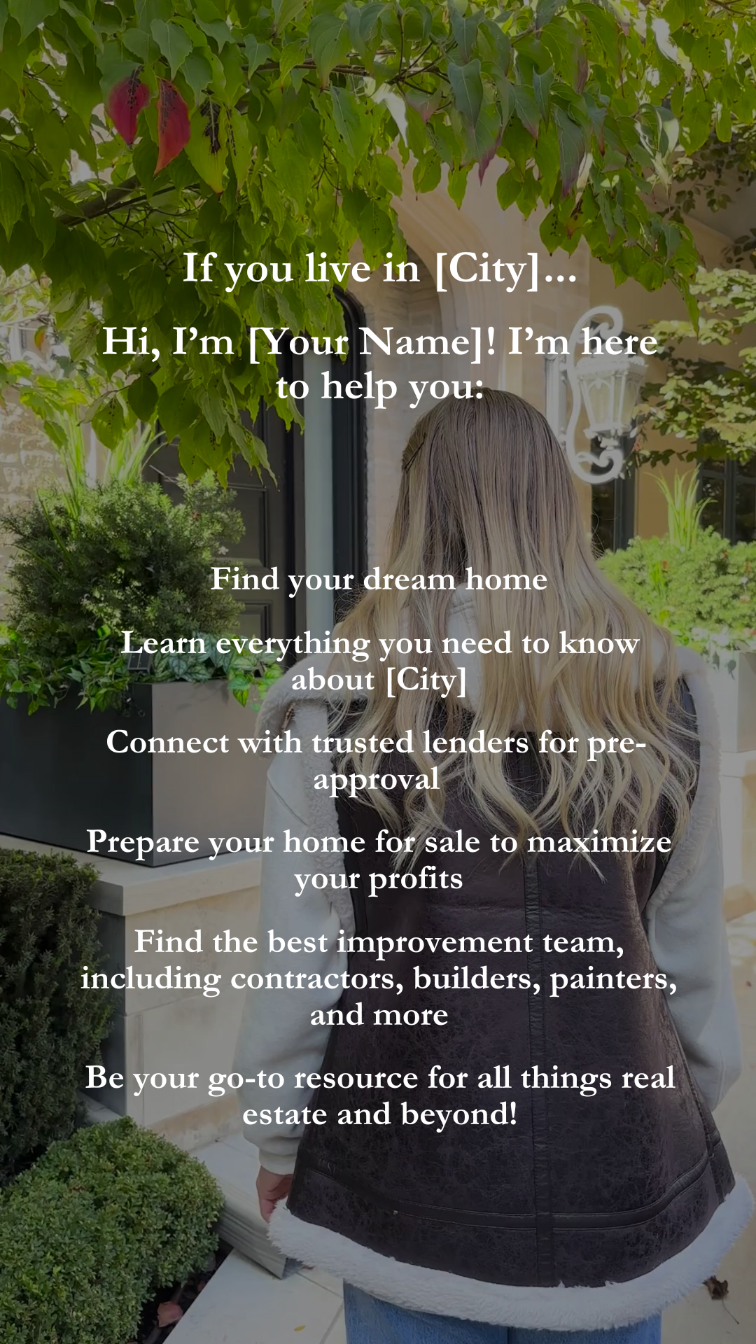 If you live in [City]…