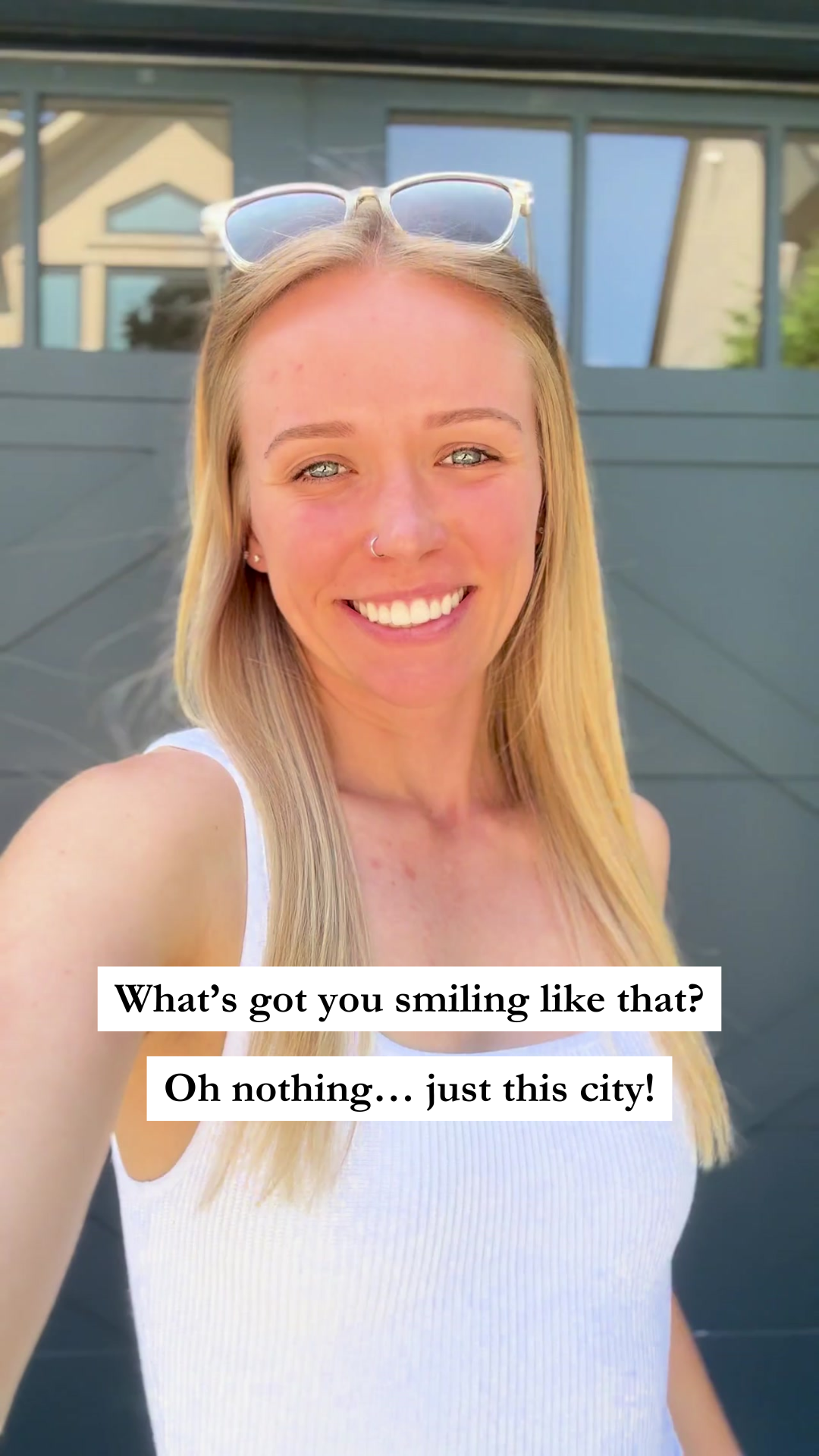 What’s got you smiling like that? Oh nothing… just this city