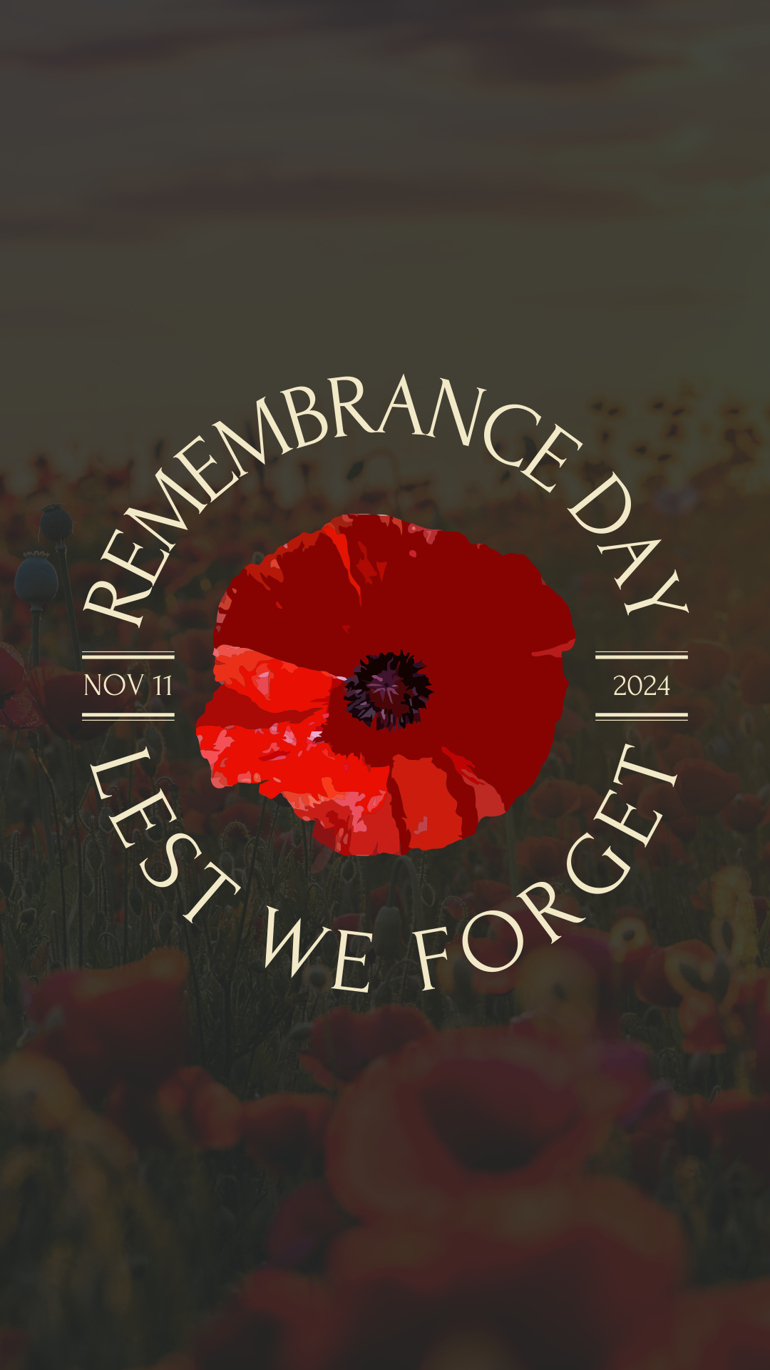 Remembrance Day Story Template - Nov 11