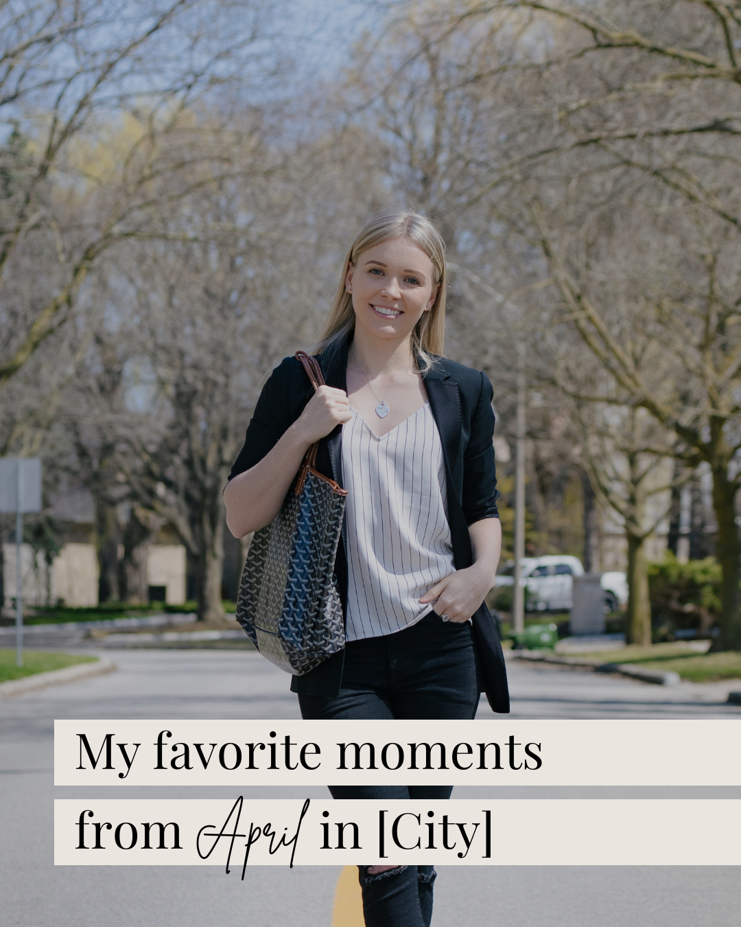 My favorite moments from April in [City]