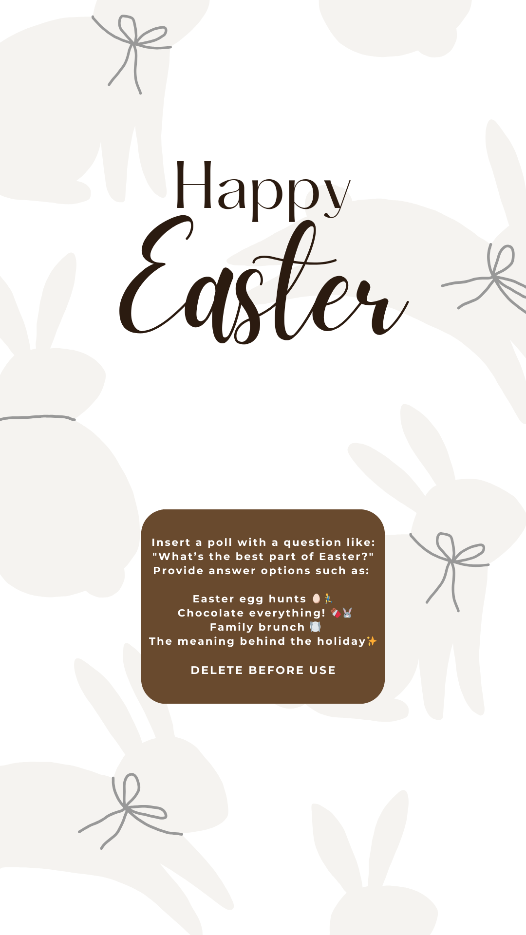 Easter Story Template - April 20, 2025