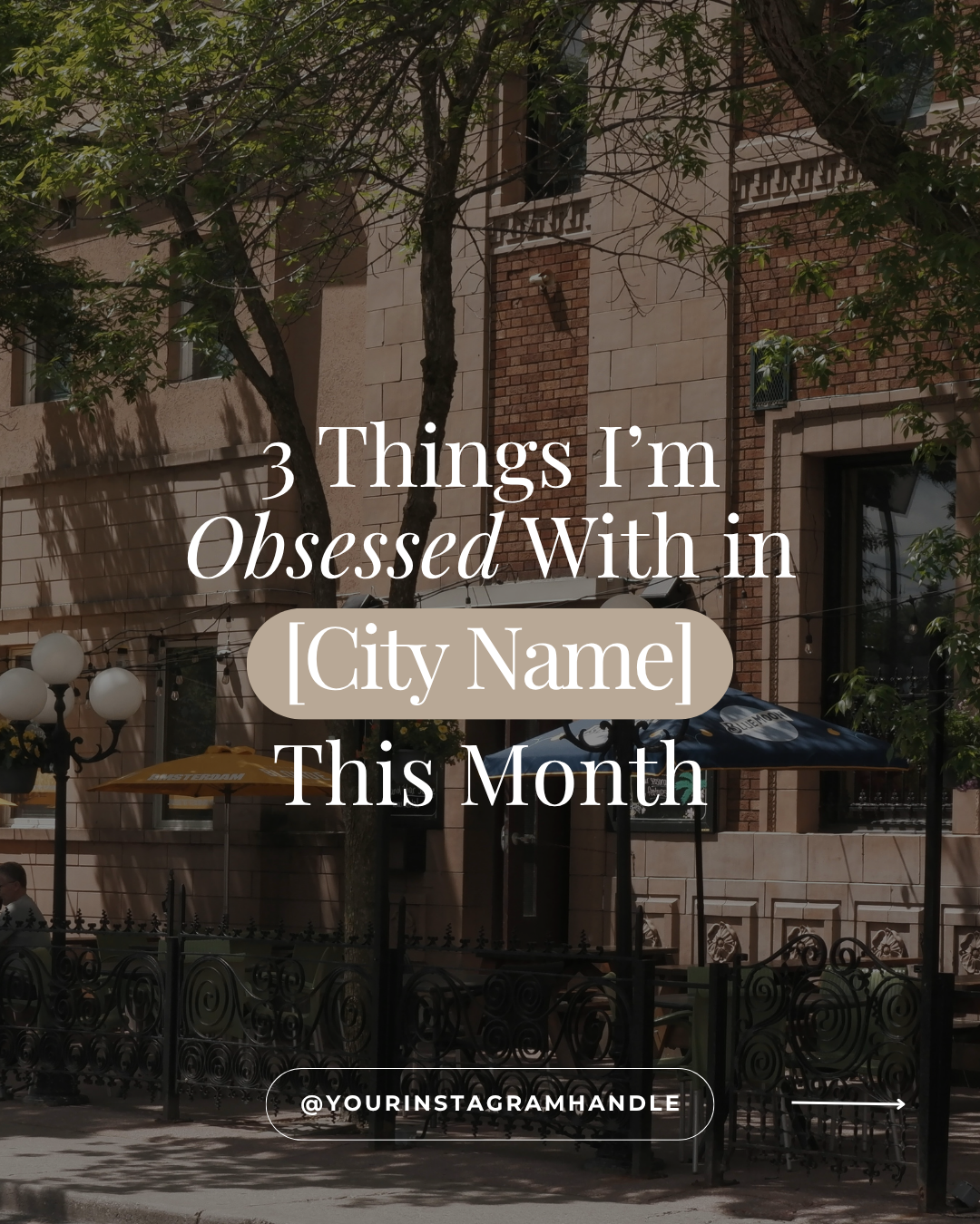 3 things I’m obsessed with in [City] this month