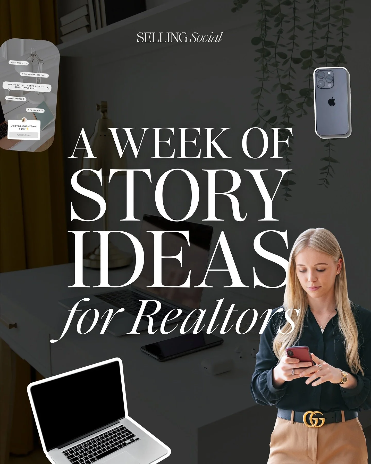 📱Realtors: Struggling with what to post on stories? Let&rsquo;s fix that.

Stories are seriously one of the easiest ways to build trust, start conversations, and turn casual followers into real clients... but most agents barely use them. 😅

They ar