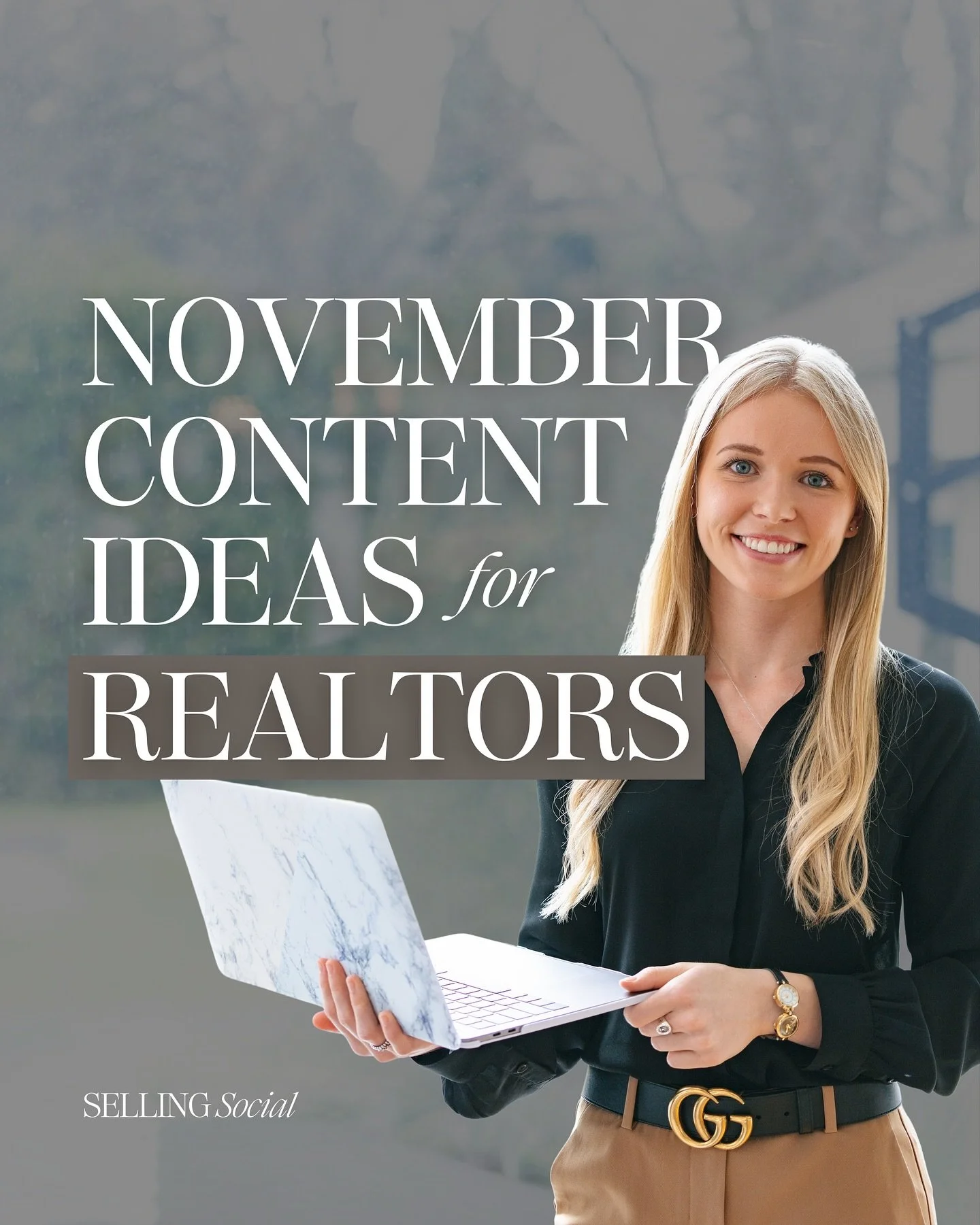 Your November content just called and it&rsquo;s ready to help you grow your real estate business and convert clients this month 🍂📲

If you&rsquo;ve been stuck on what to post&hellip; I got you.

➡️ Swipe for November post ideas that&rsquo;ll keep 