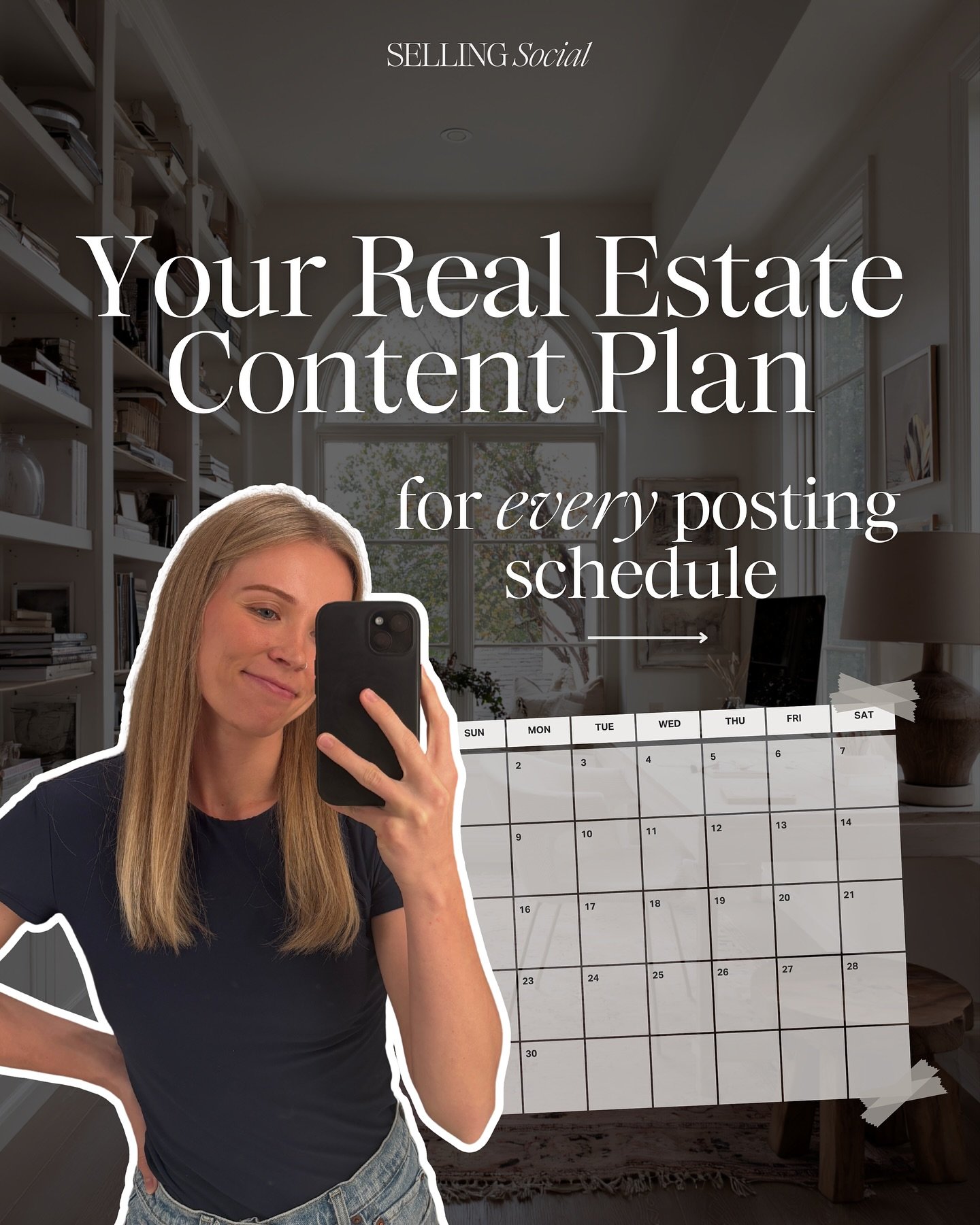 Not sure how often to post your real estate content? 👀🗓️

Let&rsquo;s stop guessing and start aligning your posting schedule with your actual goals.

✨ Consistency only works if it&rsquo;s sustainable.
Whether you&rsquo;re in your &ldquo;I&rsquo;m 