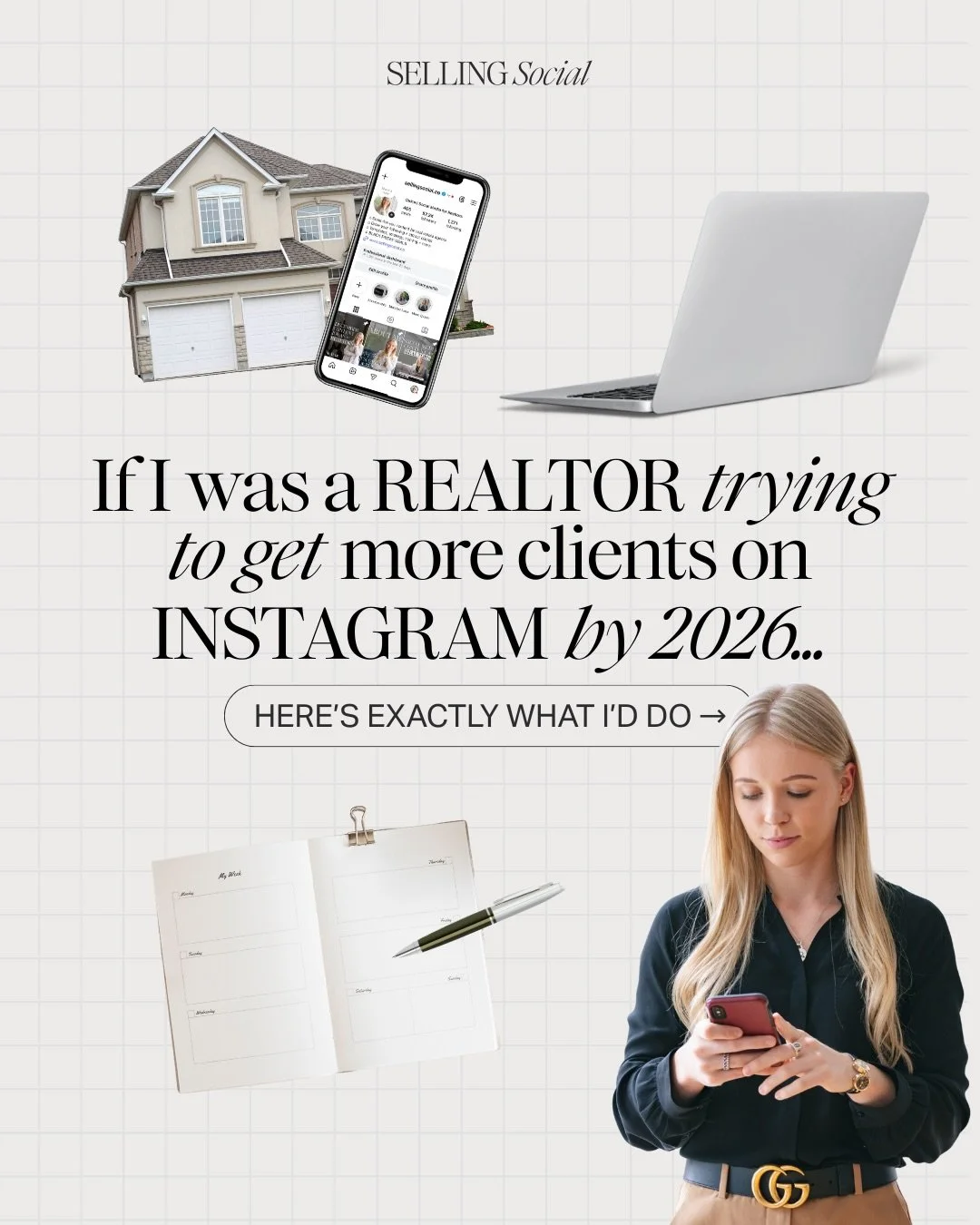 Get real estate clients from Instagram in 2026 👇

There&rsquo;s less than a month left until 2026 and I know you&rsquo;re ready to make big moves with your real estate business on Instagram.

The problem is, most agents stay stuck trying to figure o