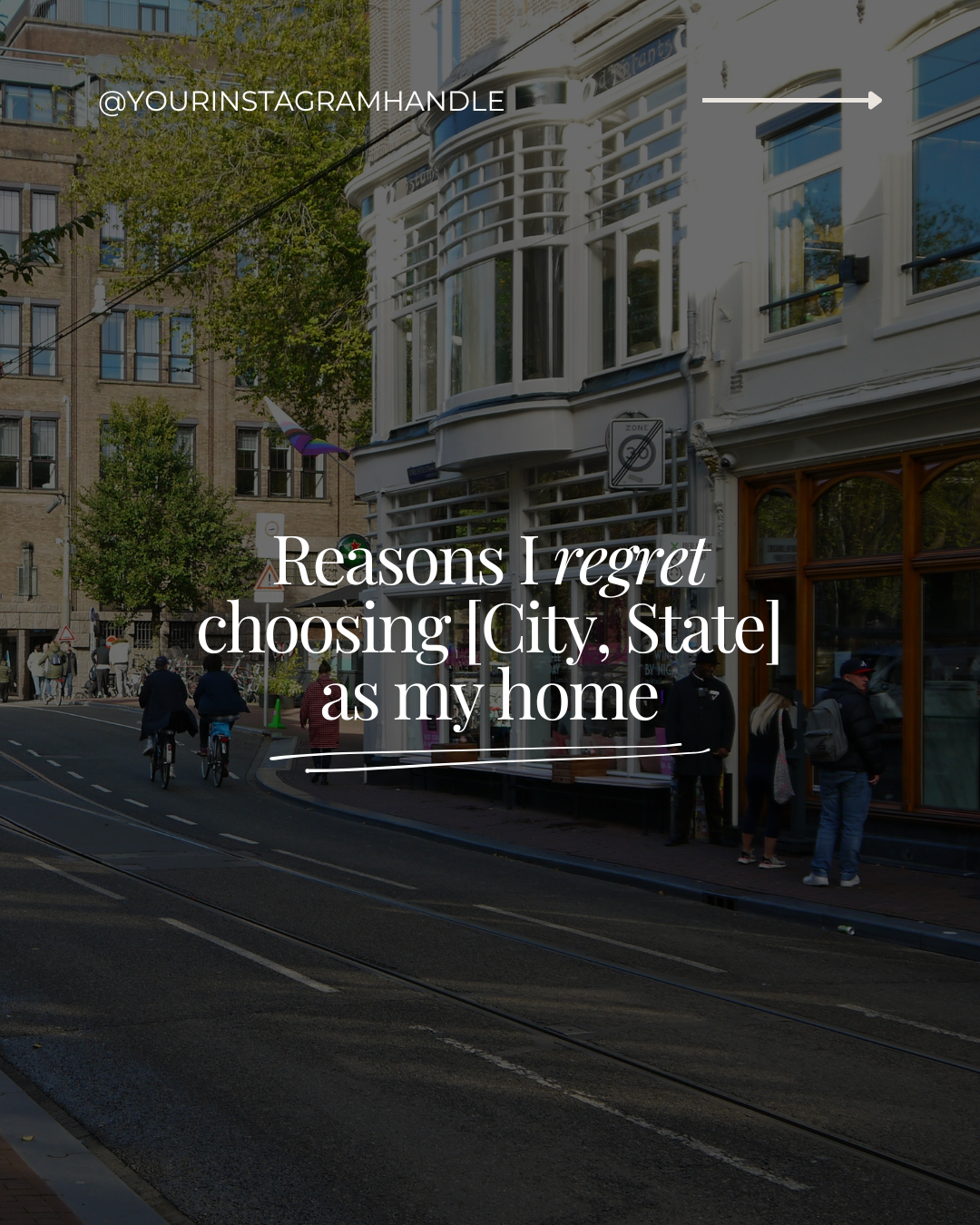 Reasons I regret choosing [City, State] as my home