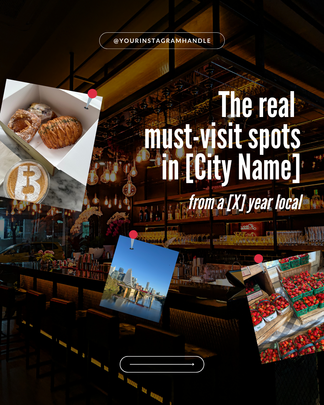 The real must-visit spots in [City Name] (from a X year local)