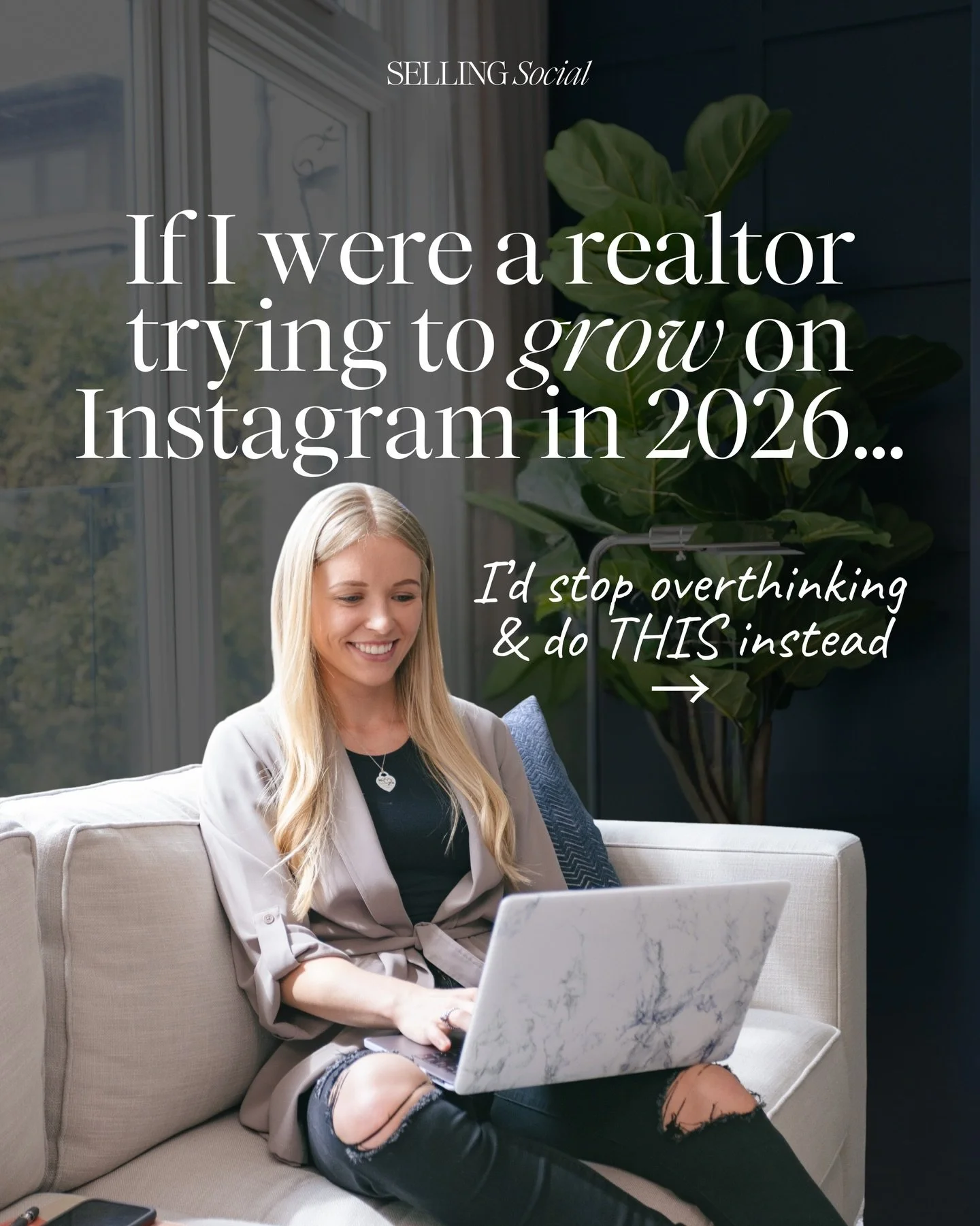 If I were a real estate agent trying to grow on Instagram in 2026, I wouldn&rsquo;t try to go viral or reinvent my whole brand.

I&rsquo;d get really clear, really intentional, and focus on the things that actually move the needle.

👤 Clean up my pr