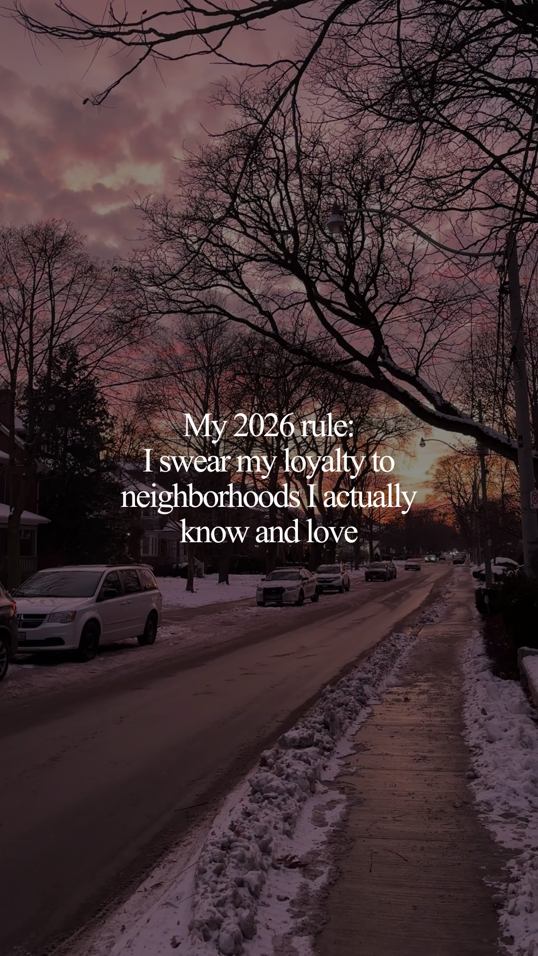 Trending reel: My 2026 rule