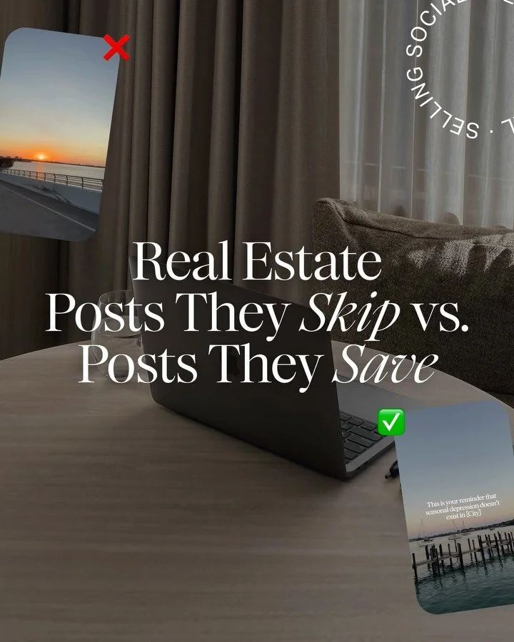 People are scrolling FAST these days 😅

And they decide in the first 1&ndash;2 seconds if they&rsquo;re staying&hellip; or swiping.

That&rsquo;s why your real estate content needs 3 things immediately:
✅ A scroll-stopping visual
✅ A clear on-screen