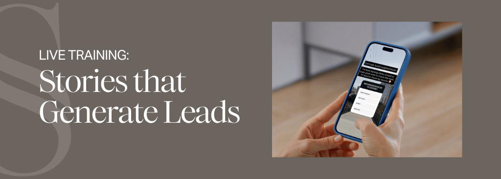 Live Training: Stories that Generate Leads
