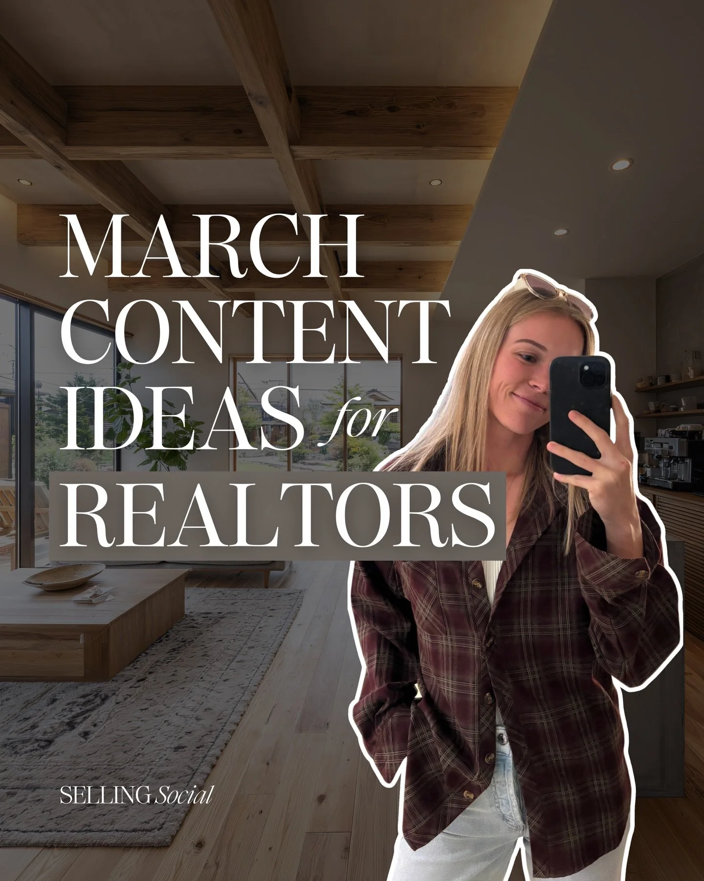 March content is here 🌷✨

If your content is still in winter hibernation... consider this your official Instagram glow-up. 

These ideas will help you:
📍 Show off your city
🏡 Highlight your listings
📚 Build trust with buyers + sellers
🤍 Let peop