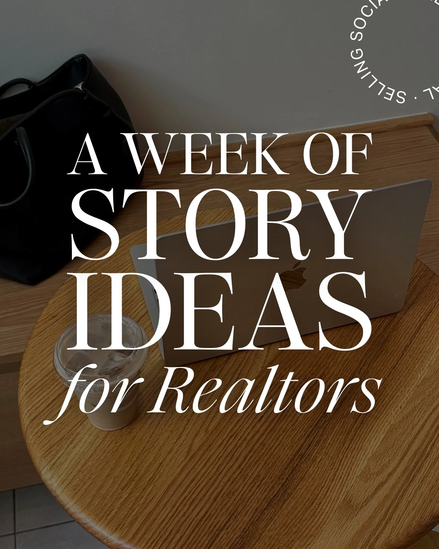 📱 Realtors: Struggling with what to post on stories? Let&rsquo;s fix that.

Stories are seriously one of the easiest ways to build trust, start conversations, and turn casual followers into real clients... but most agents barely use them. 😅

They a