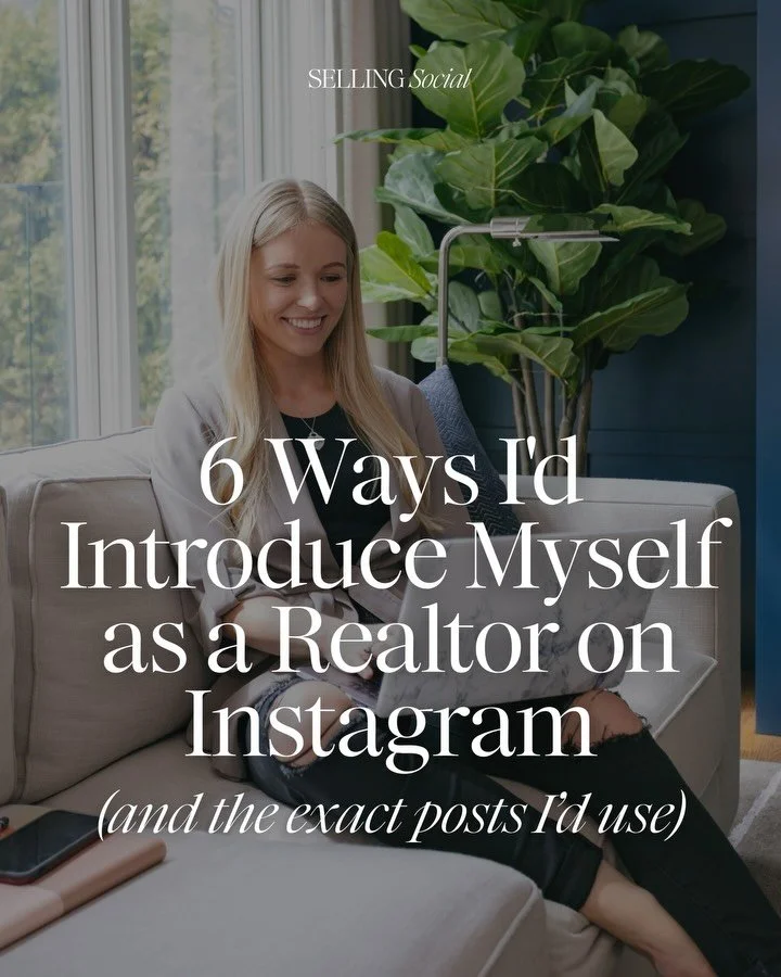 Realtors: If you&rsquo;ve never known how to introduce yourself on IG&hellip; steal these 6 post ideas 👀

Most agents introduce themselves once and never again.

Meanwhile, new people are finding your page every day with no idea who you are or why t