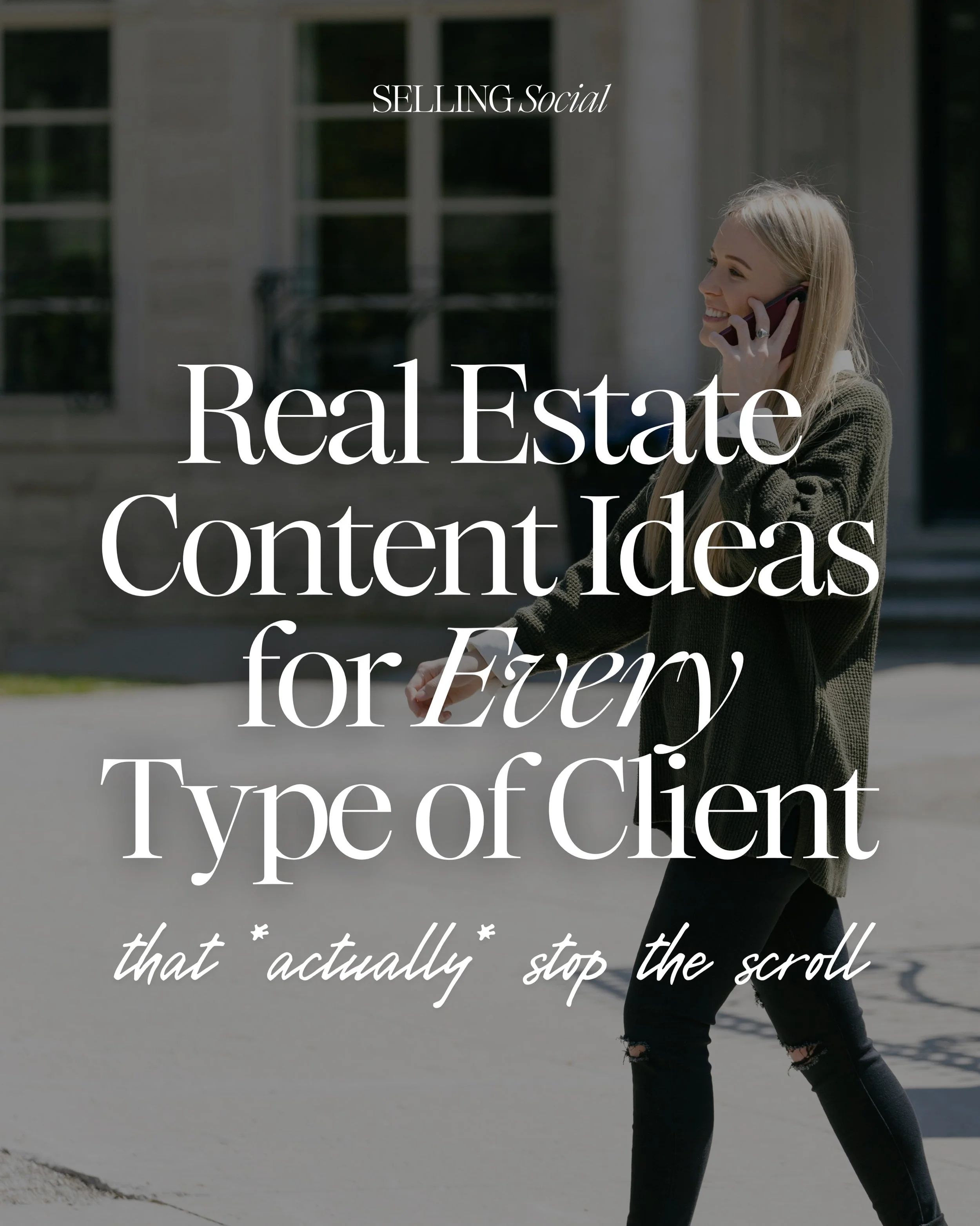 Content ideas for every type of real estate client ✨🏡

Comment &ldquo;SOCIAL&rdquo; to get access to 1,000+ templates inside our membership designed to help you attract your ideal clients on Instagram 📲🤍

#RealtorsOfInstagram #RealEstateContentIde