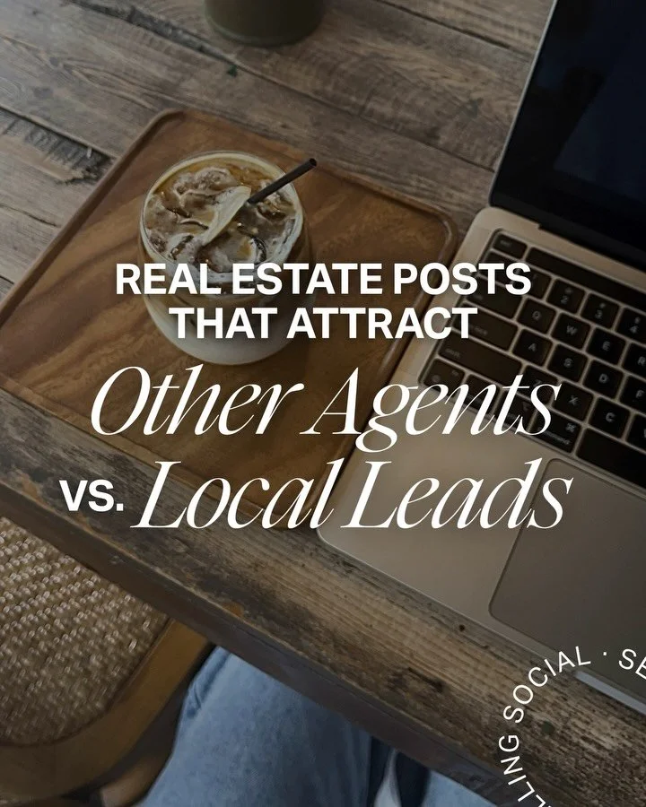 If other realtors are your most engaged followers&hellip; we need to talk. 👀

Most agents are accidentally creating content for the wrong audience. Industry terms, market stats, and &ldquo;just listed&rdquo; graphics might get a like from a colleagu