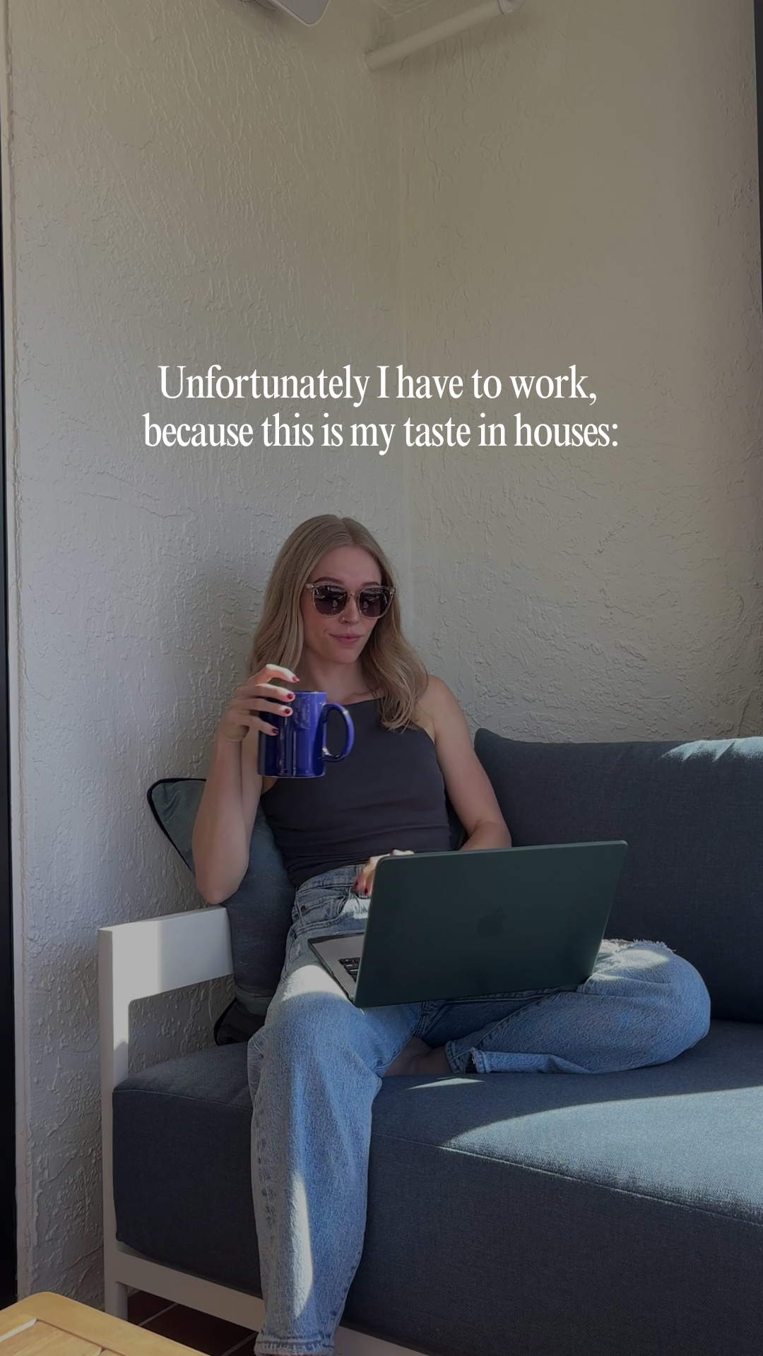 Unfortunately I have to work, because this is my taste in houses: