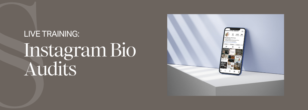 Live Training: Instagram Bio Audits
